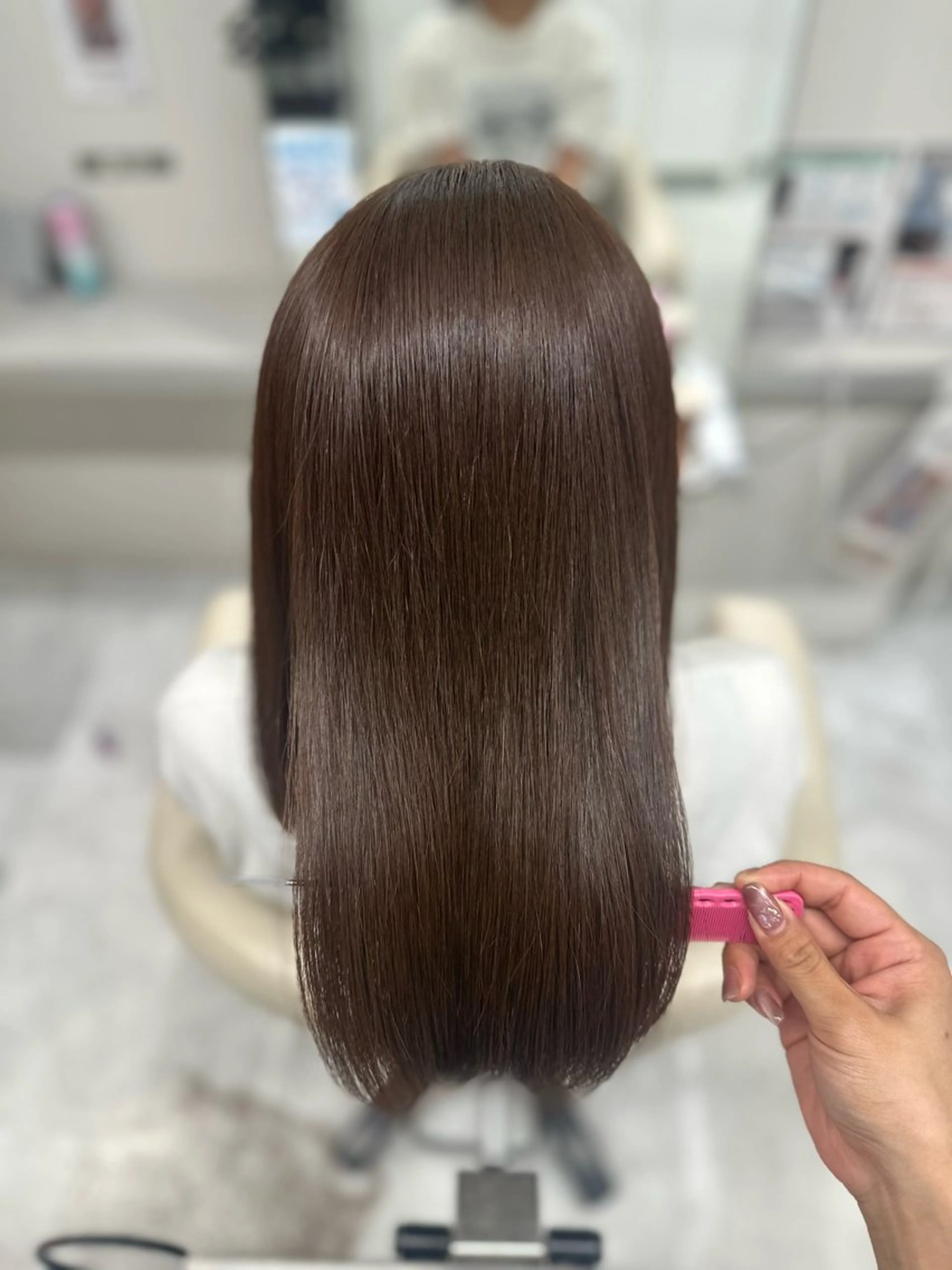 ミディアム カラー ヘアカラー LeeHorie miuのヘアスタイル