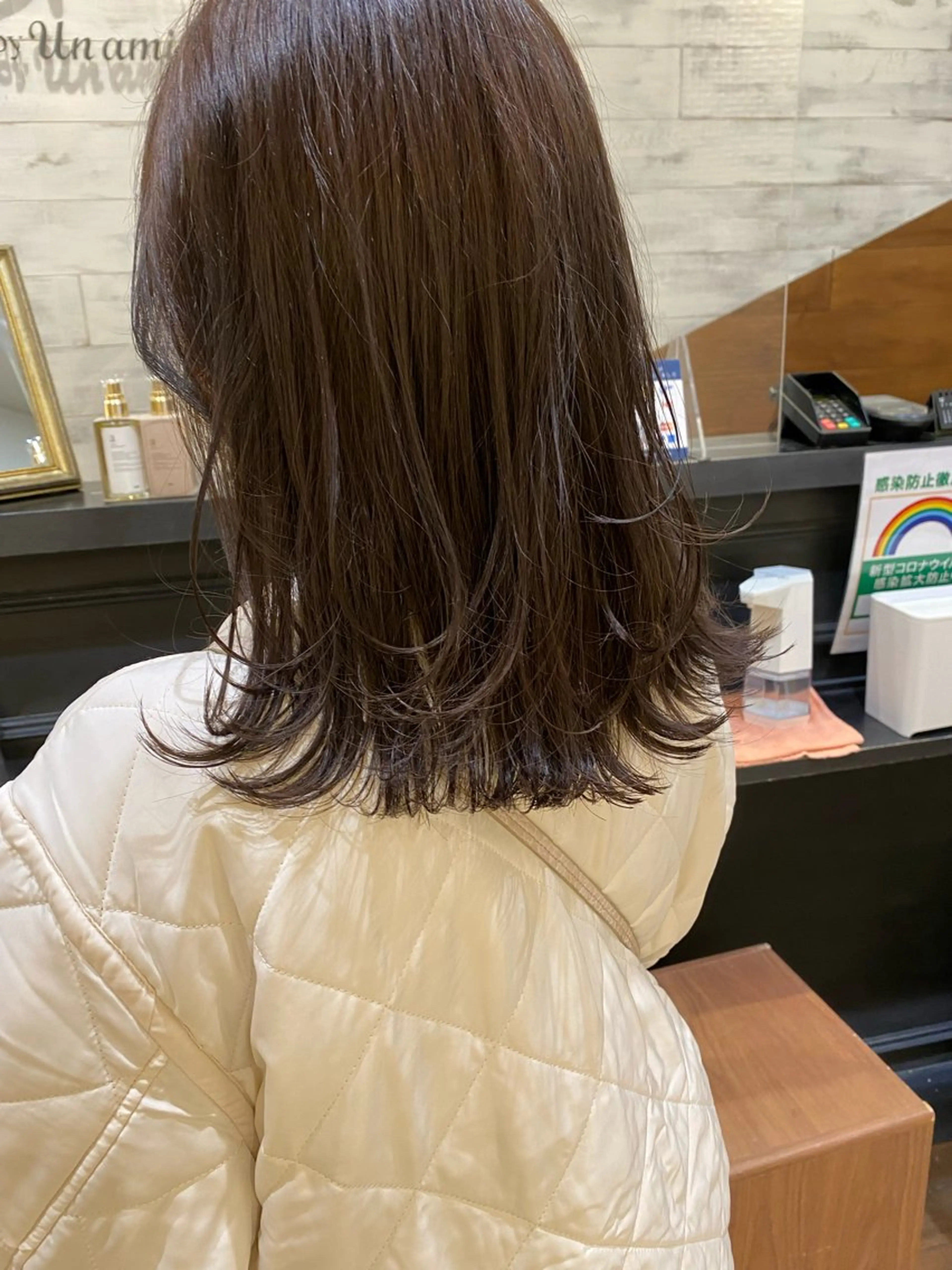 ロング レイヤーカット カット ヘアカラー 栗原 瑞稀のヘアスタイル