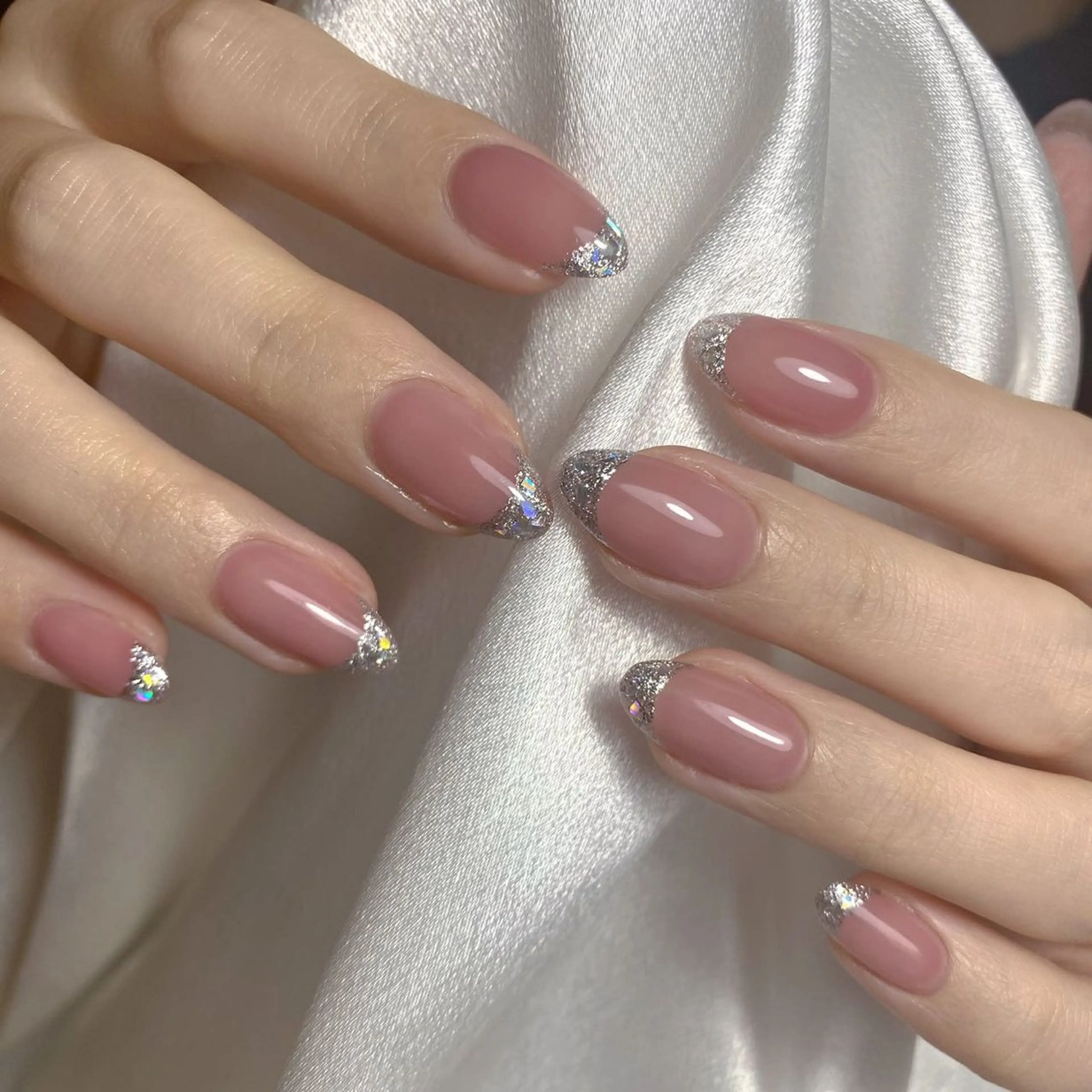 ネイル フレンチネイル ガラスフレンチ Ai Nail所属・Ai Nailのネイルデザイン