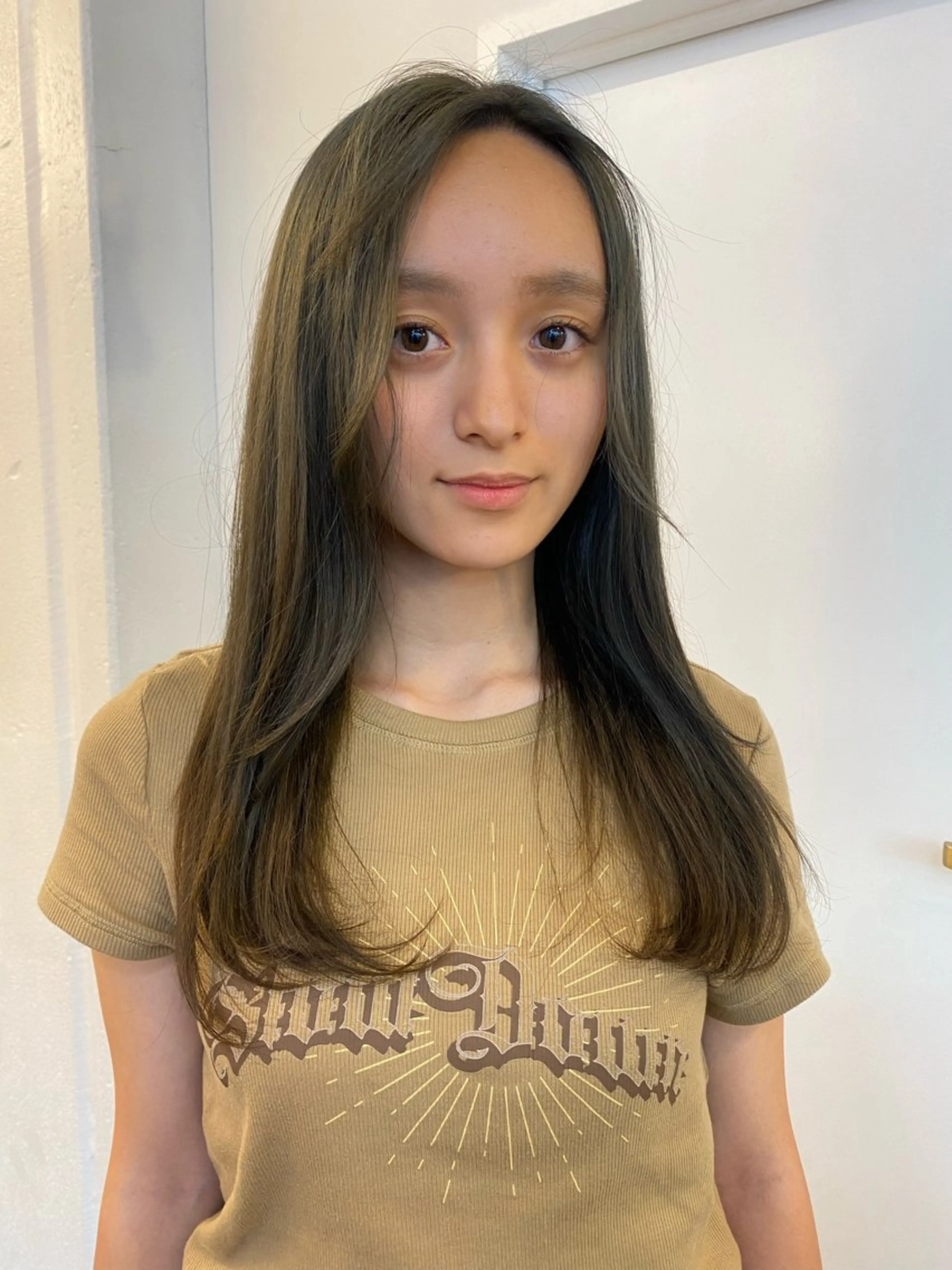 ロング カラー ブリーチ 透明感カラー ブリーチなしカラー parc / ichikaのヘアスタイル