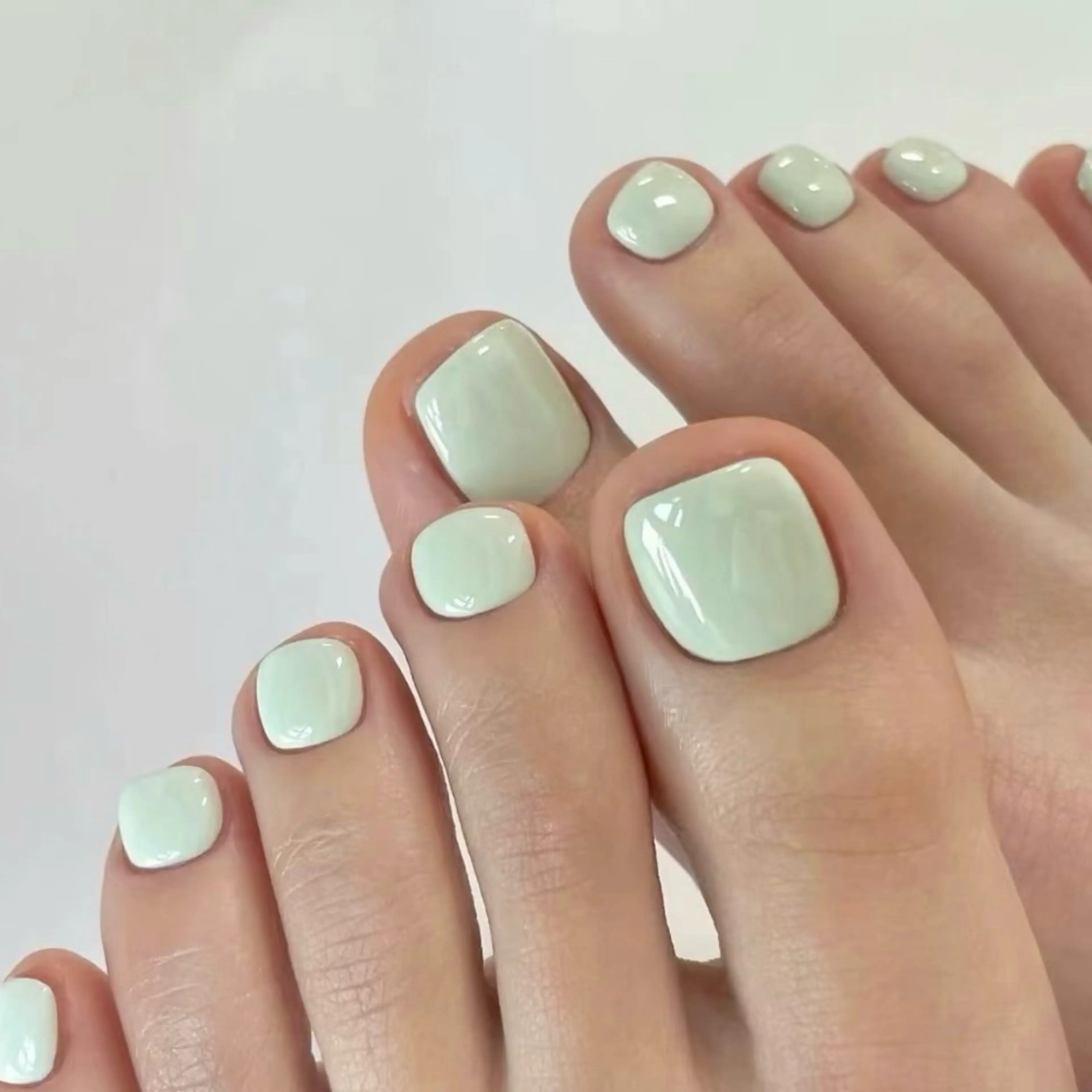 🦶ワンカラーの写真