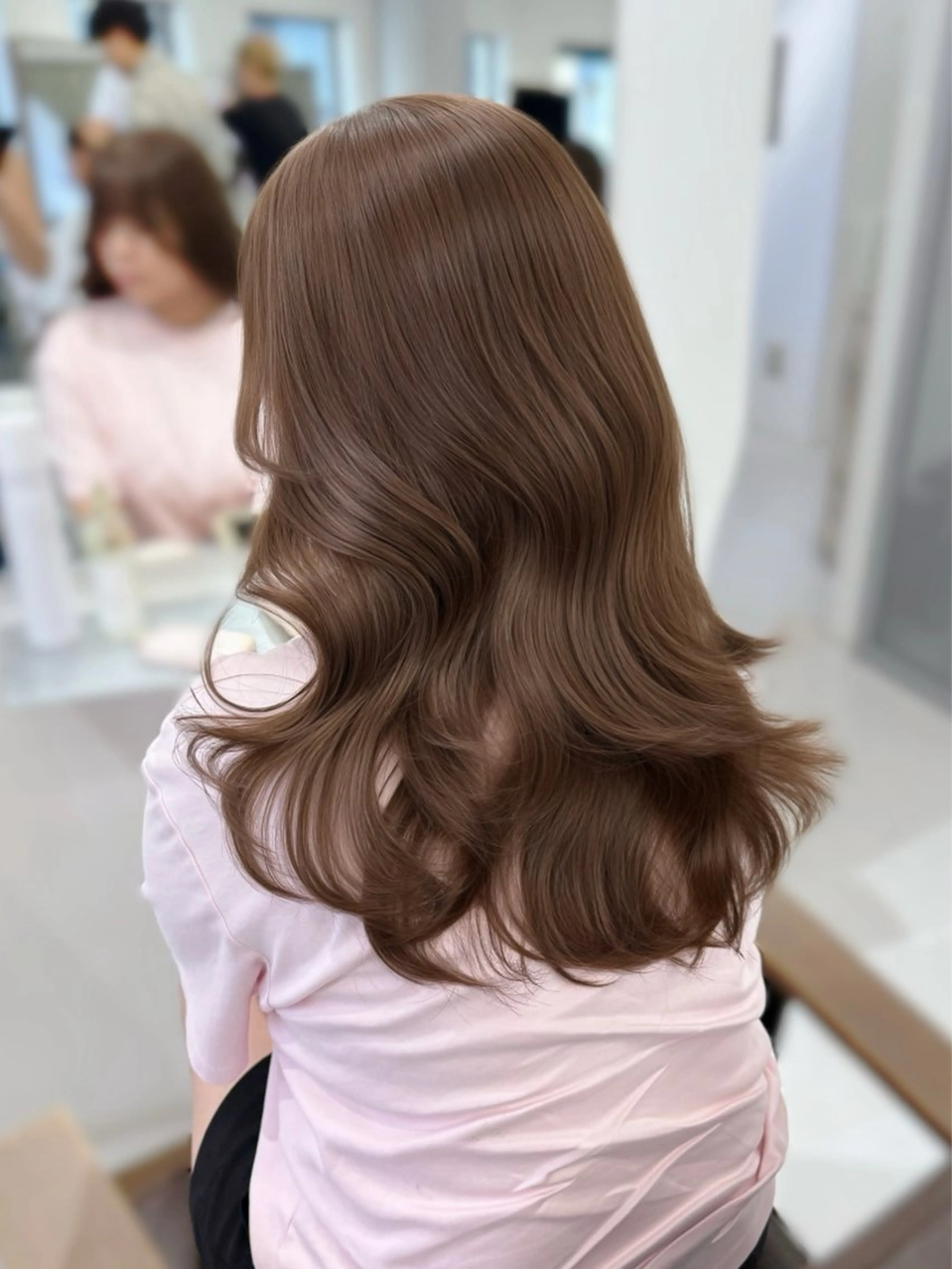 ロング カラー カット ヘアカラー 韓国ヘア×髪質改善 /yoshikaのヘアスタイル