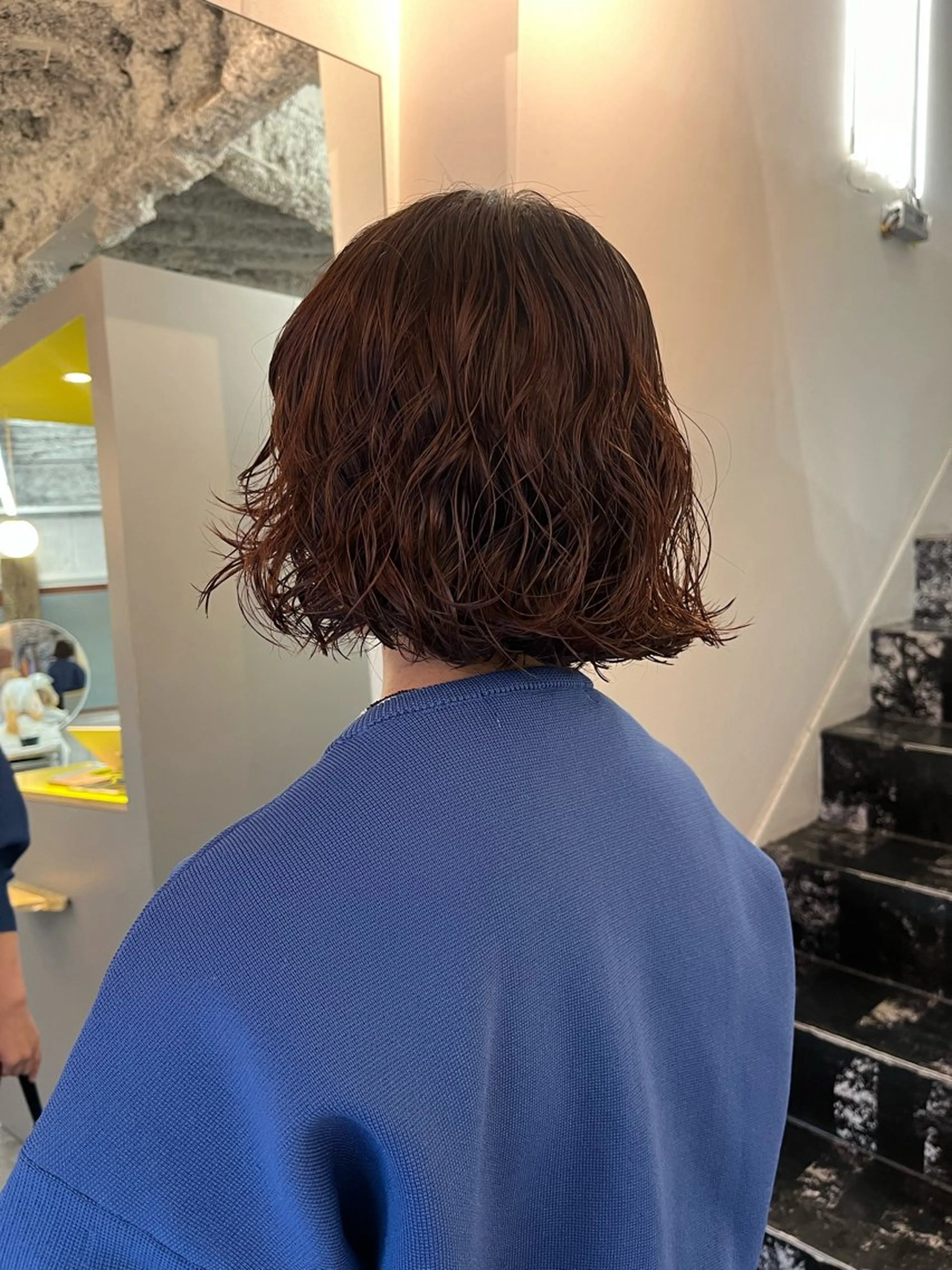 ショート パーマ デザインカラー 原宿/キシタのヘアスタイル