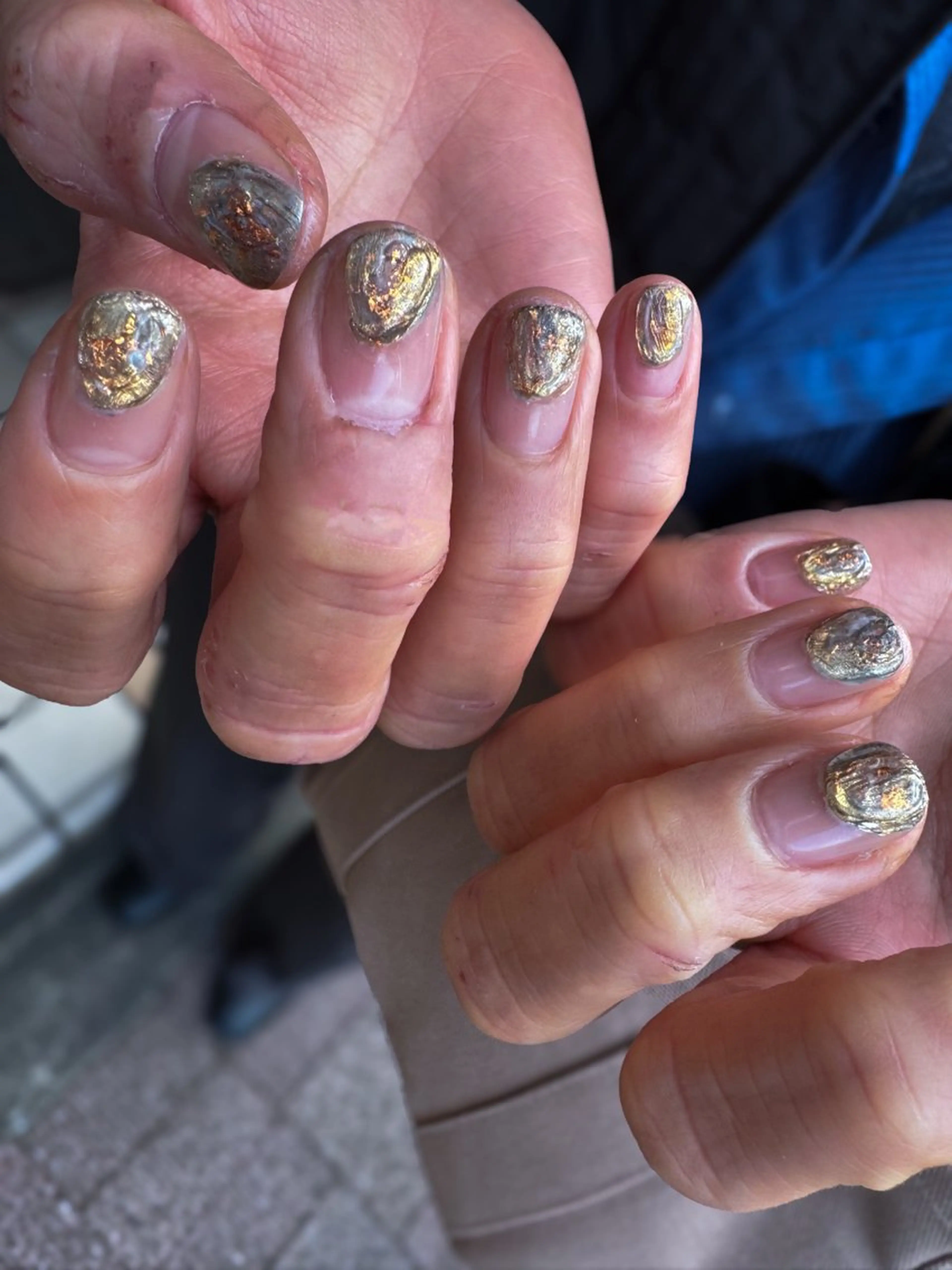 ネイル クリアネイル フラッシュネイル ジェルネイル マグネットネイル ニュアンスネイル Nu:茅ヶ崎所属・Nu: ヌーのネイルデザイン