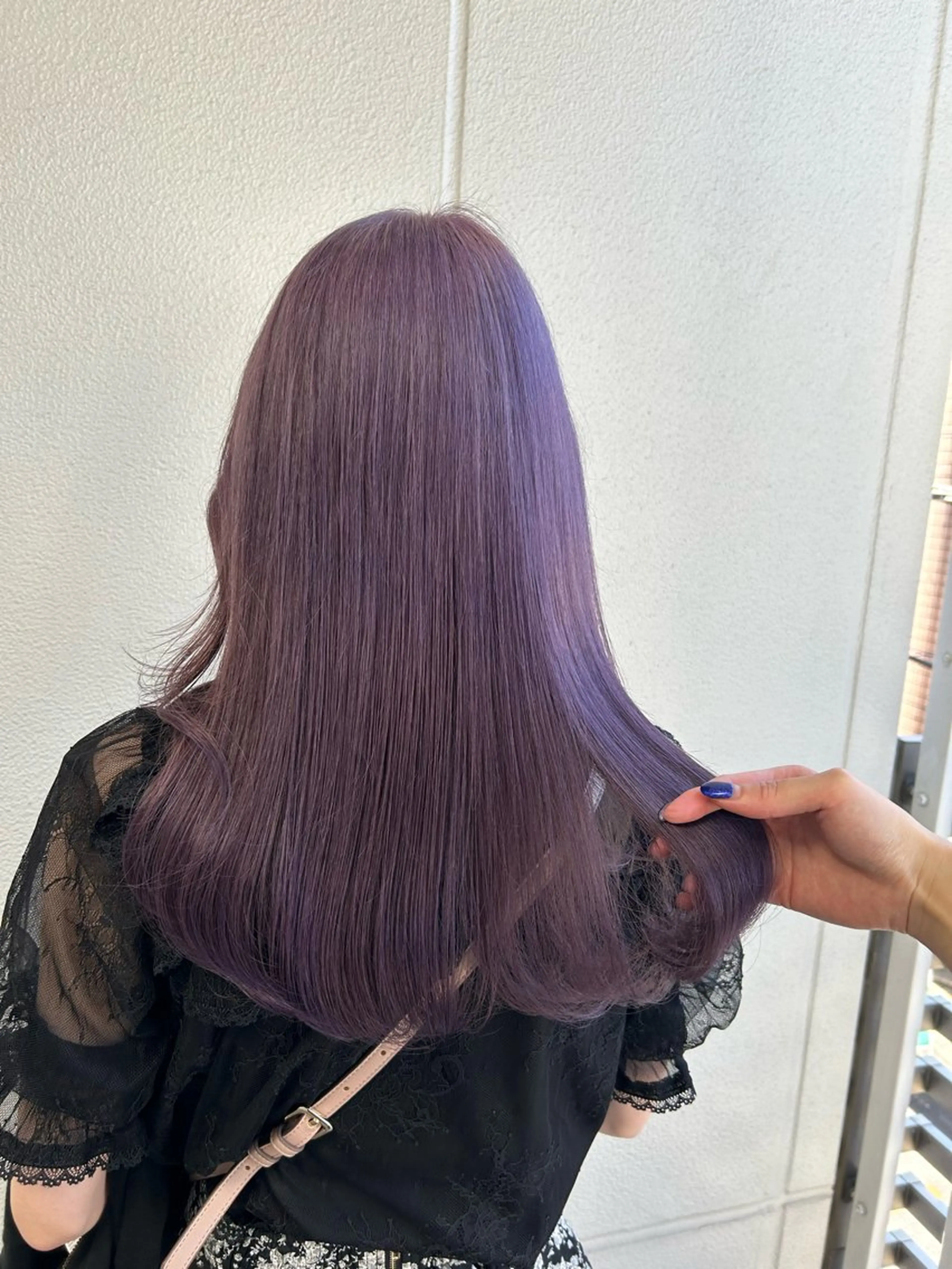 ロング カラー ラベンダーカラー 🍑韓国艶髪🇰🇷 店長【桑原ユキネ】のヘアスタイル