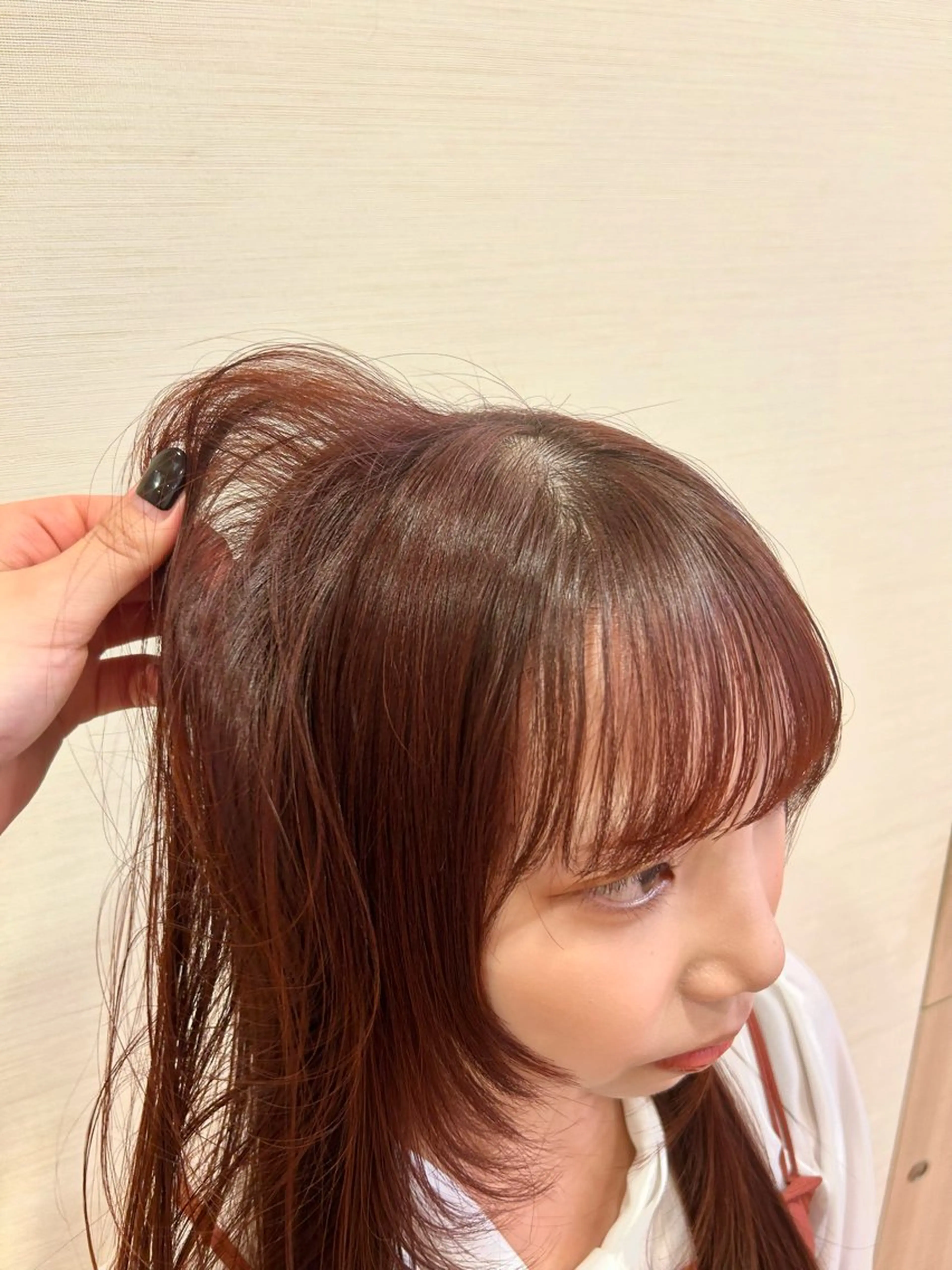 ロング カラー カット ヘアカラー ミ ユのヘアスタイル