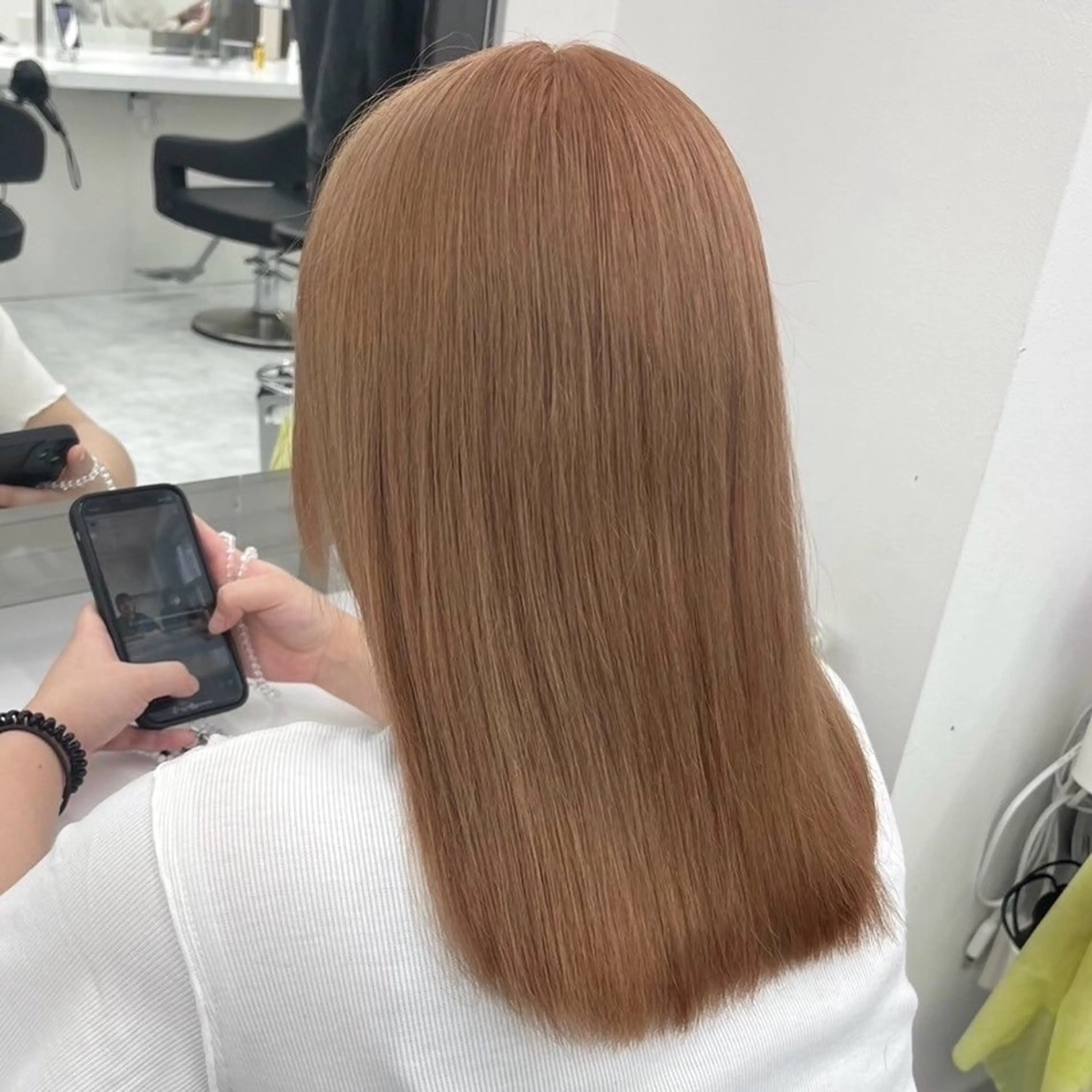 ミディアム ヘアカラー 髪質改善ツヤ髪✨ hiromuのヘアスタイル