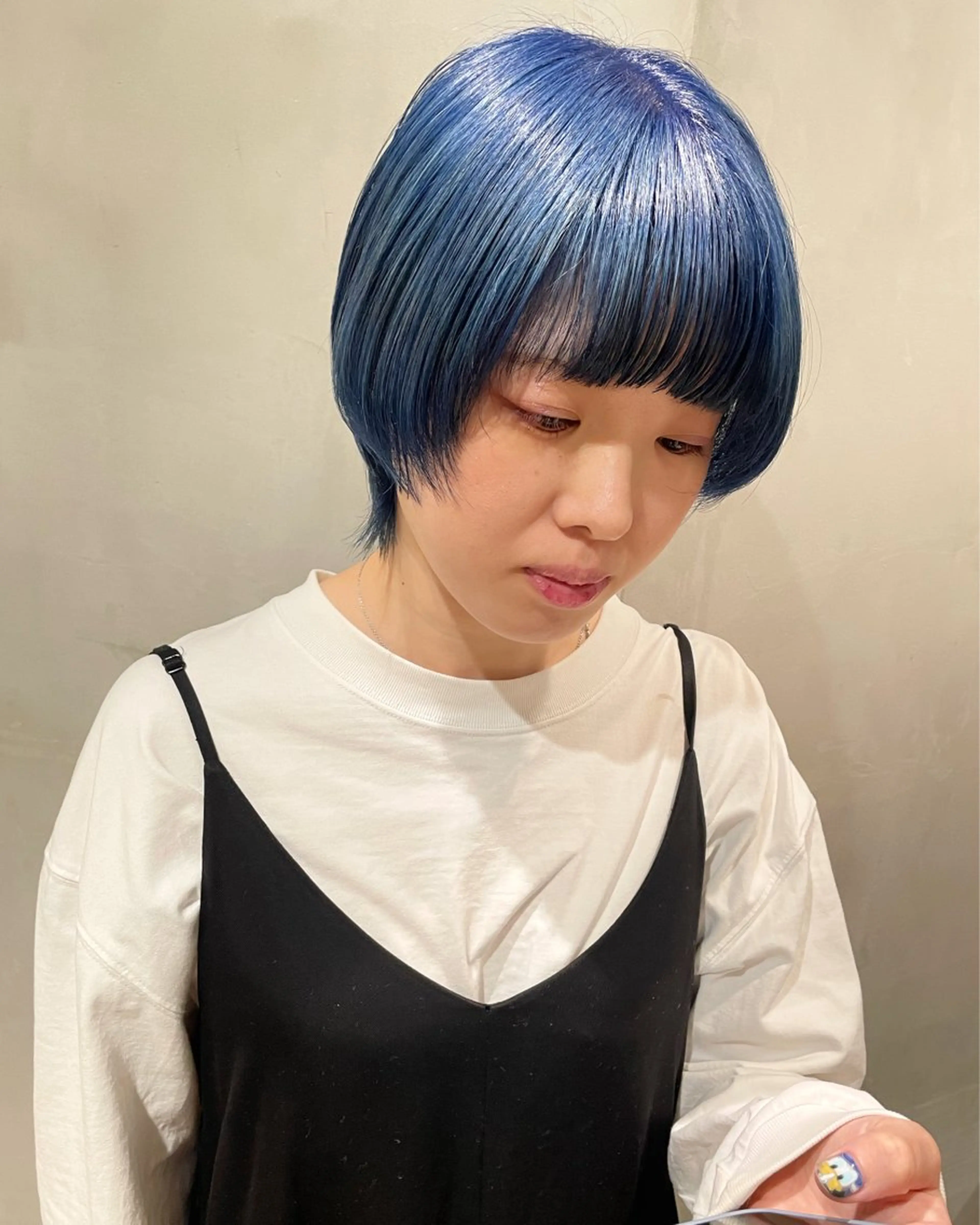 ショート カラー カット ヘアカラー トリートメント 優 作のヘアスタイル