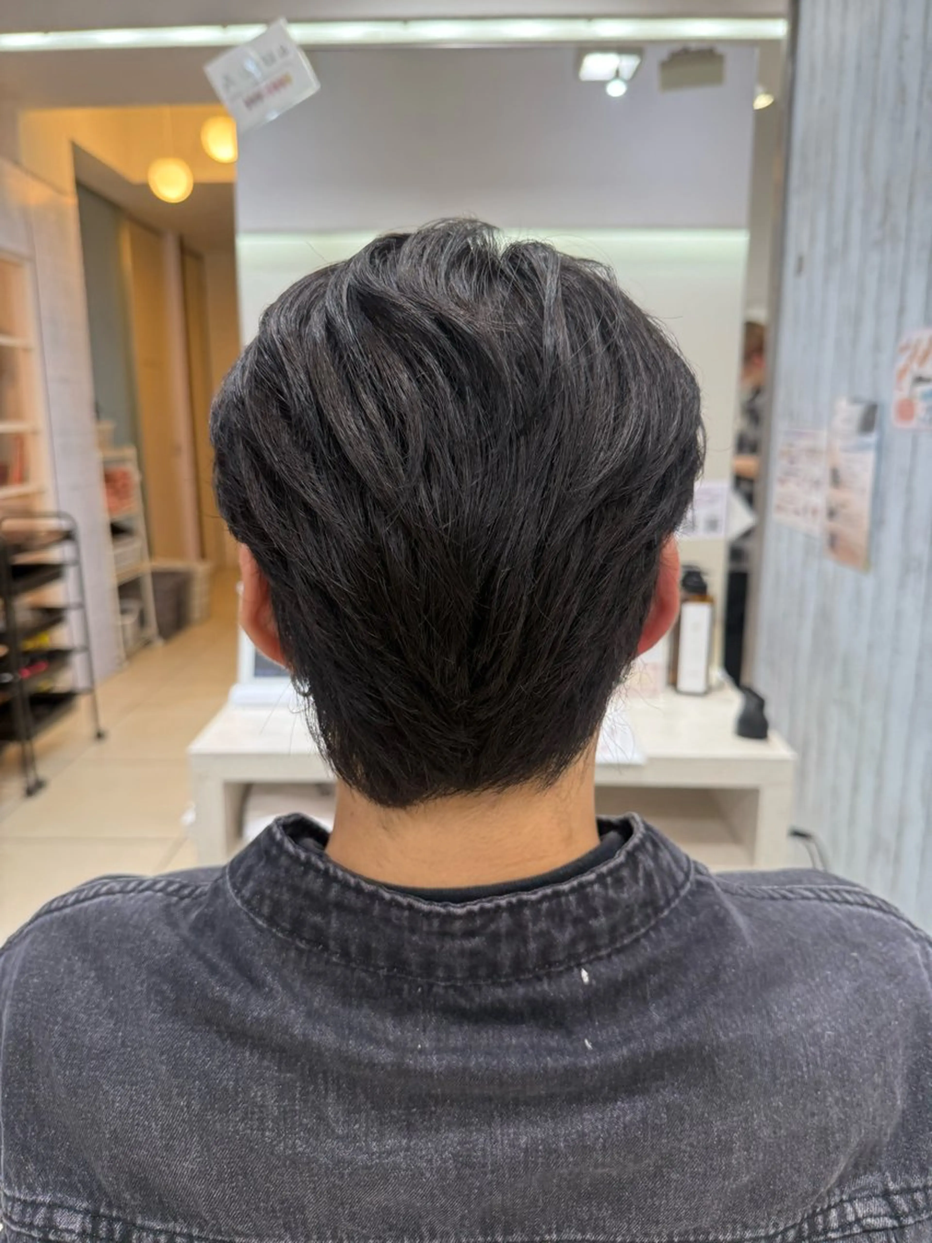ショート メンズ まとまらない髪に🌼 髪質改善｜長島 彩瑛のヘアスタイル