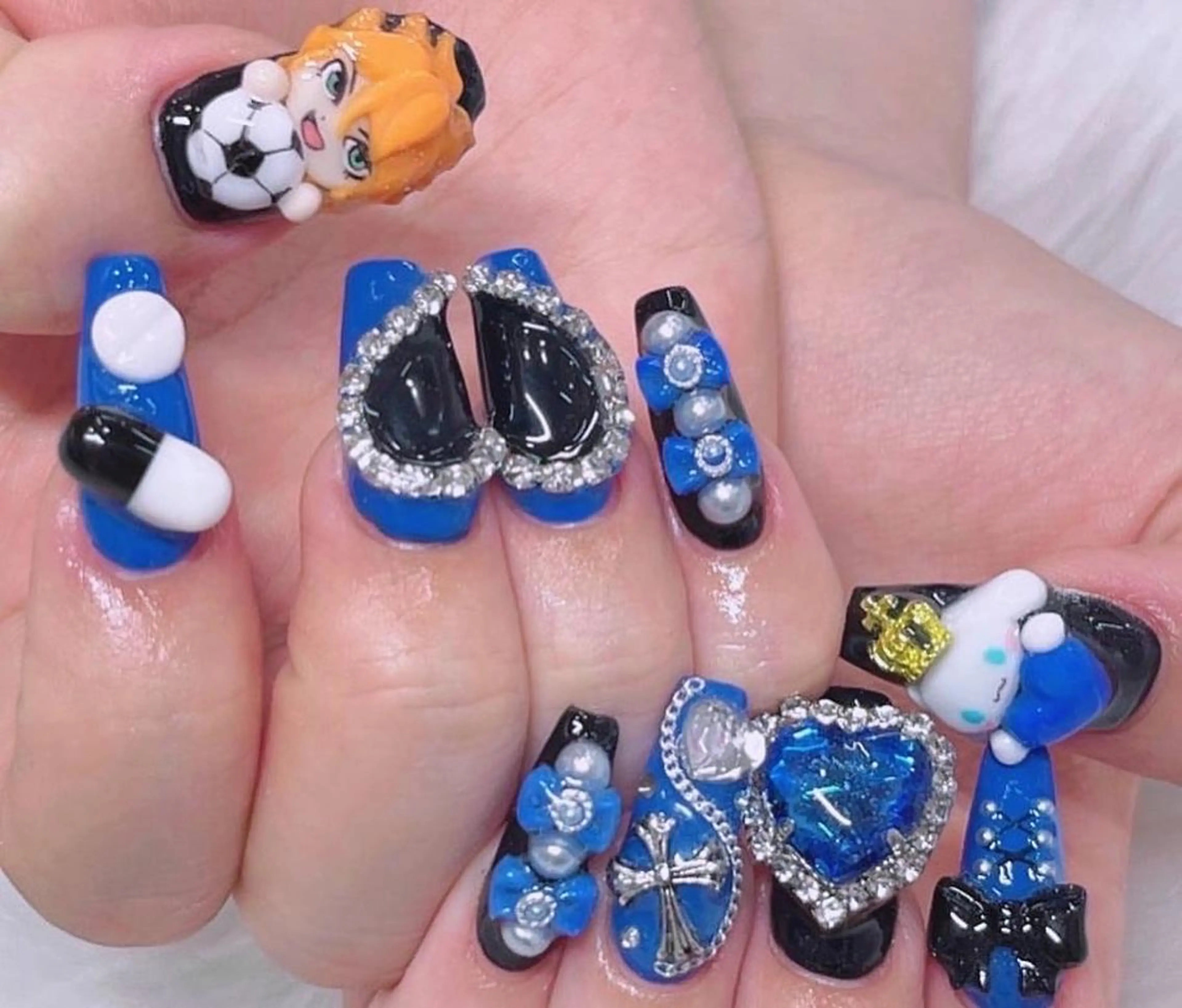 ネイル 成人式 スカルプネイル NAILSGOGO shibuyaのネイルデザイン