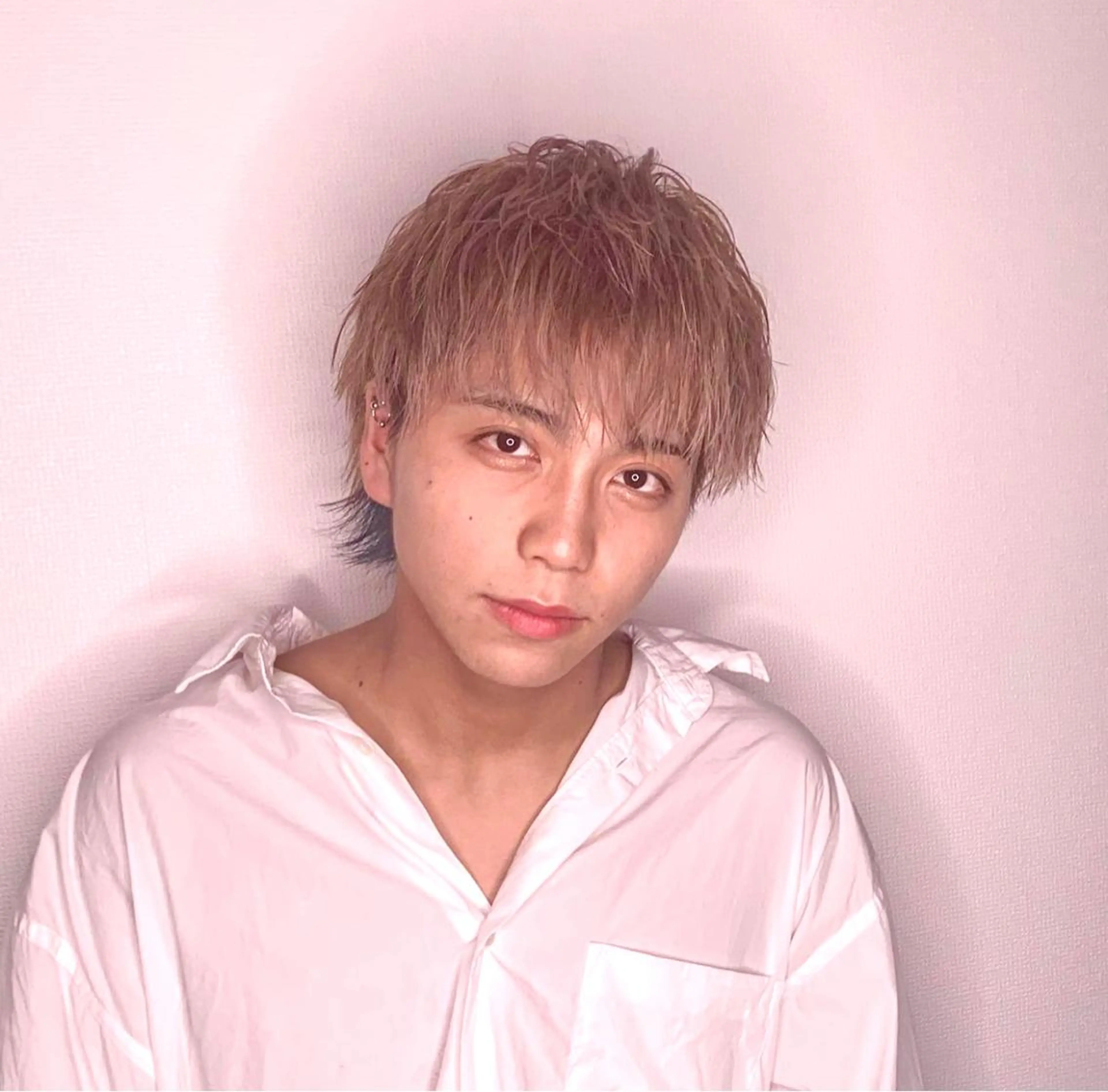 メンズ 蜂須賀🐝縮毛矯正 ストレートパーマのヘアスタイル