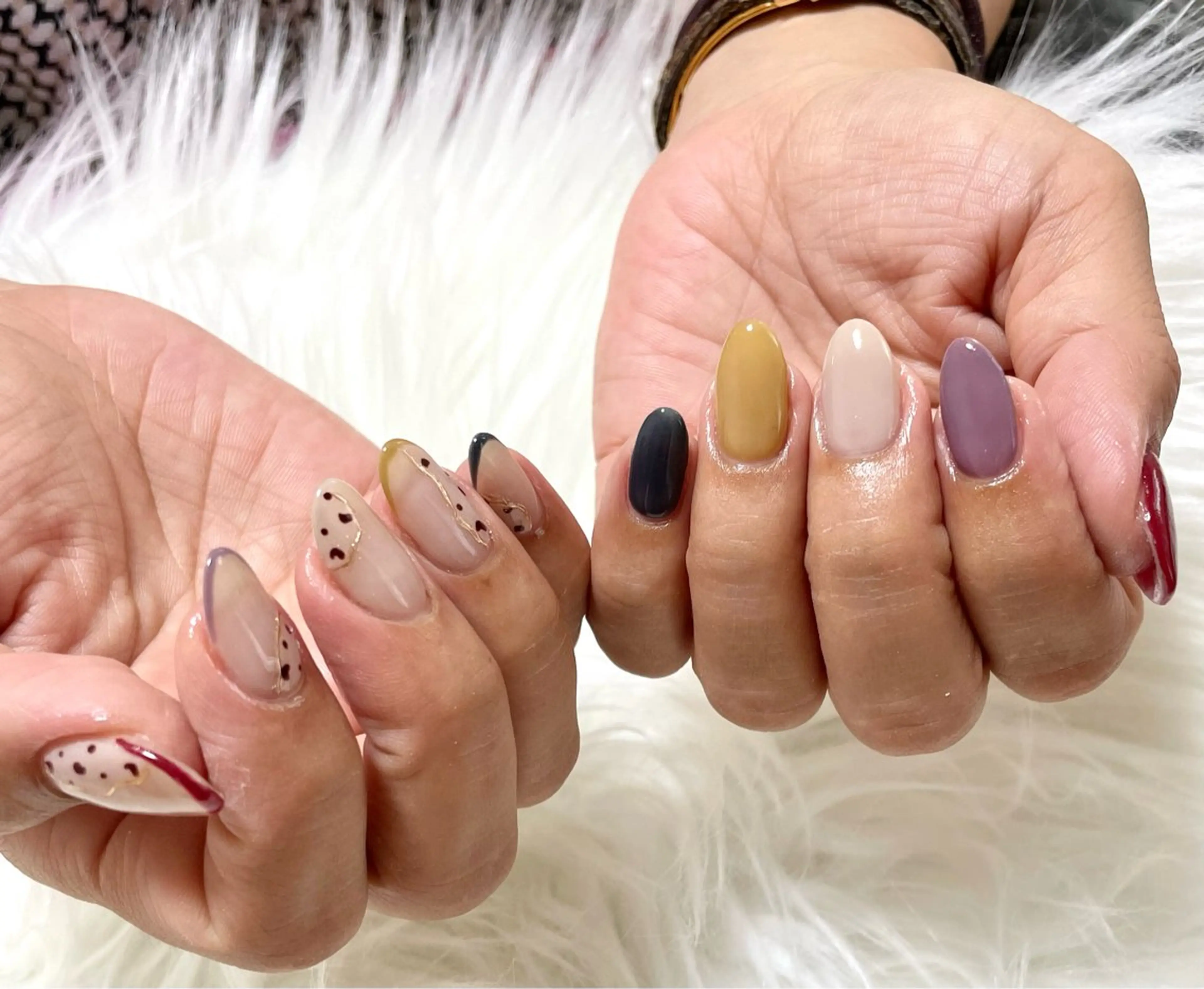 ネイル ハンドネイル nail salon HIRUKANAのネイルデザイン