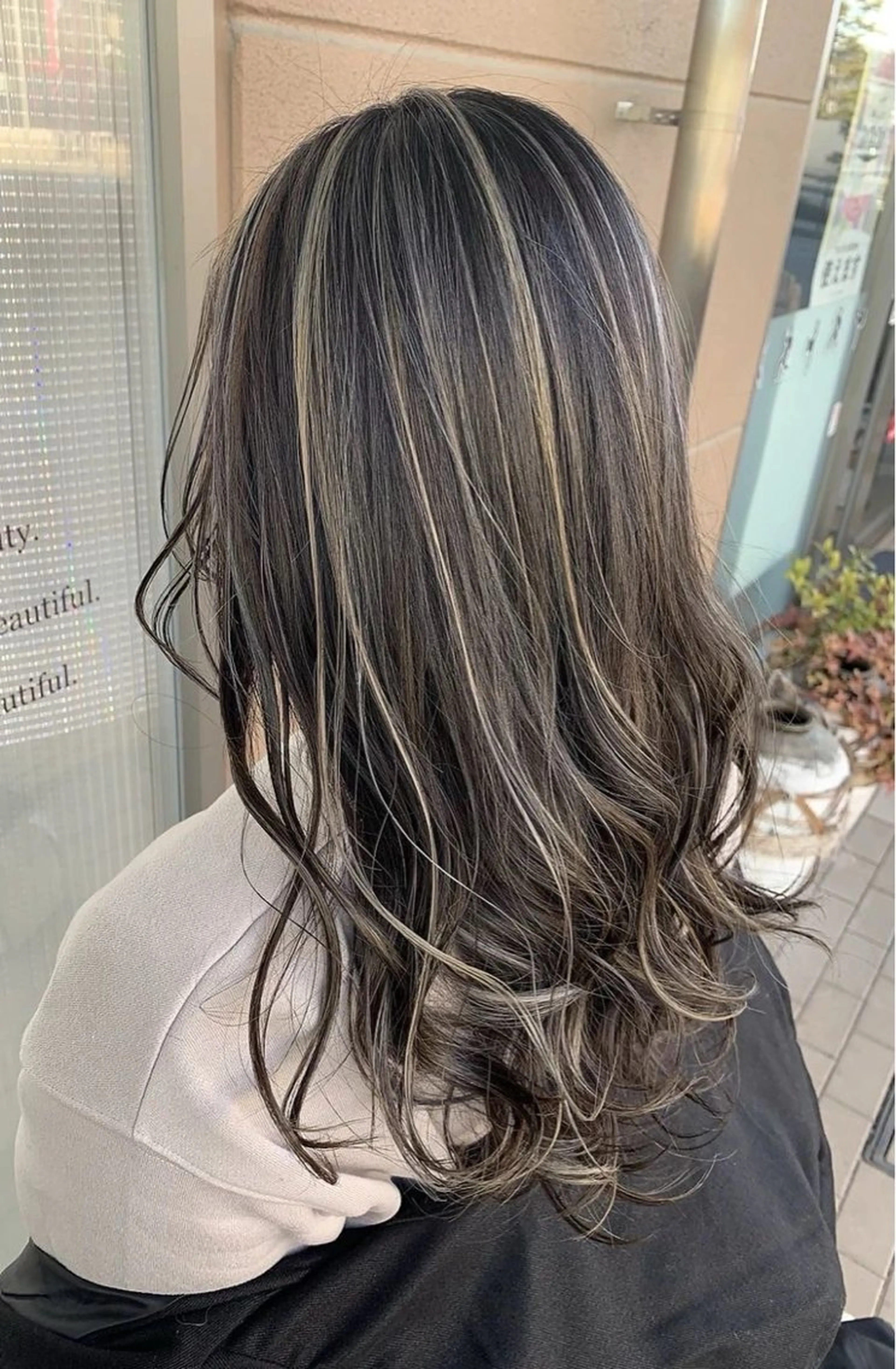 セミロング 山崎 隼のヘアスタイル