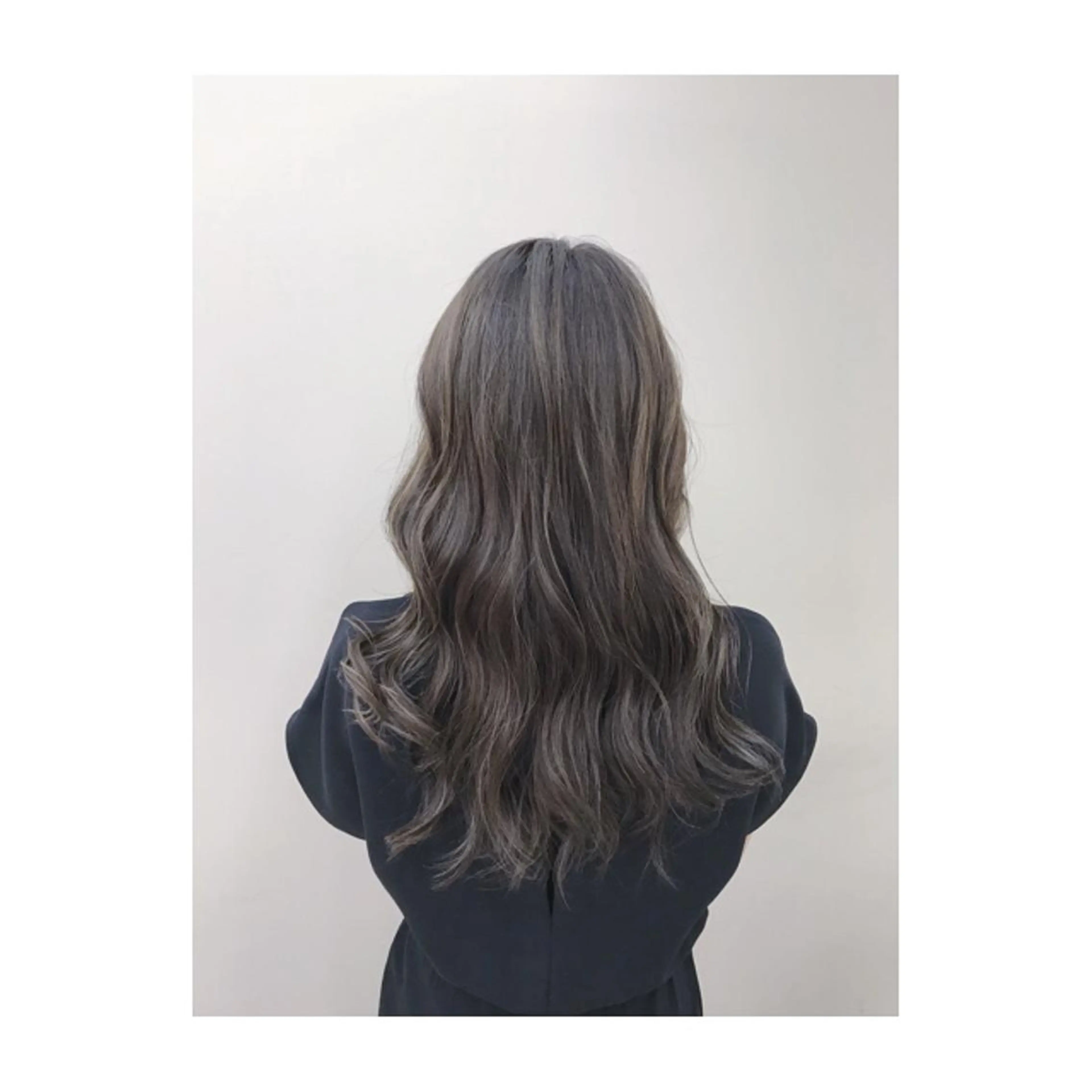 ロング カラー 永岡 鉄平のヘアスタイル