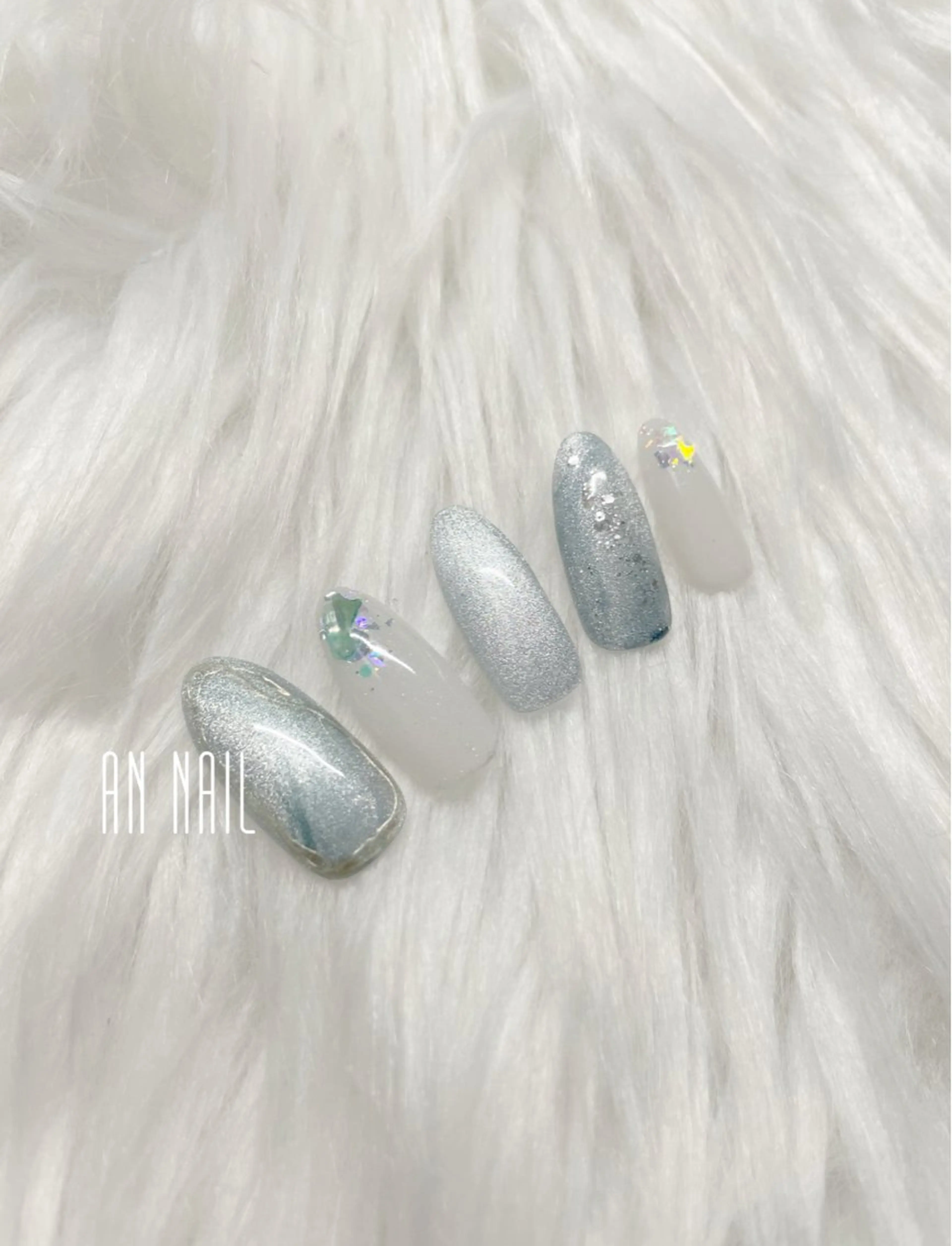 ネイル 夏ネイル ハンドネイル AN Nailのネイルデザイン
