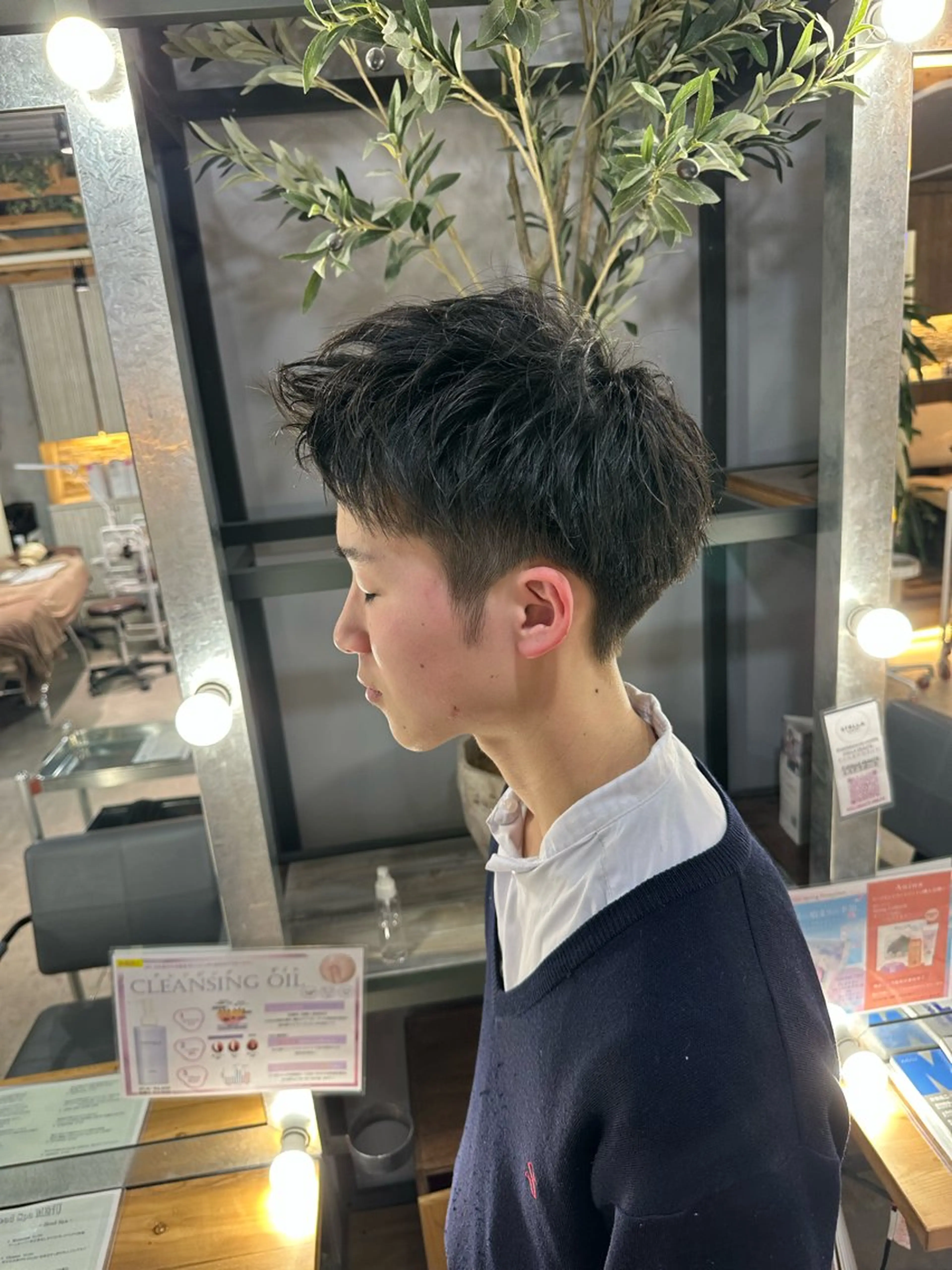 ショート メンズ アップバング メンズショート ショートヘア 溜 一太のヘアスタイル