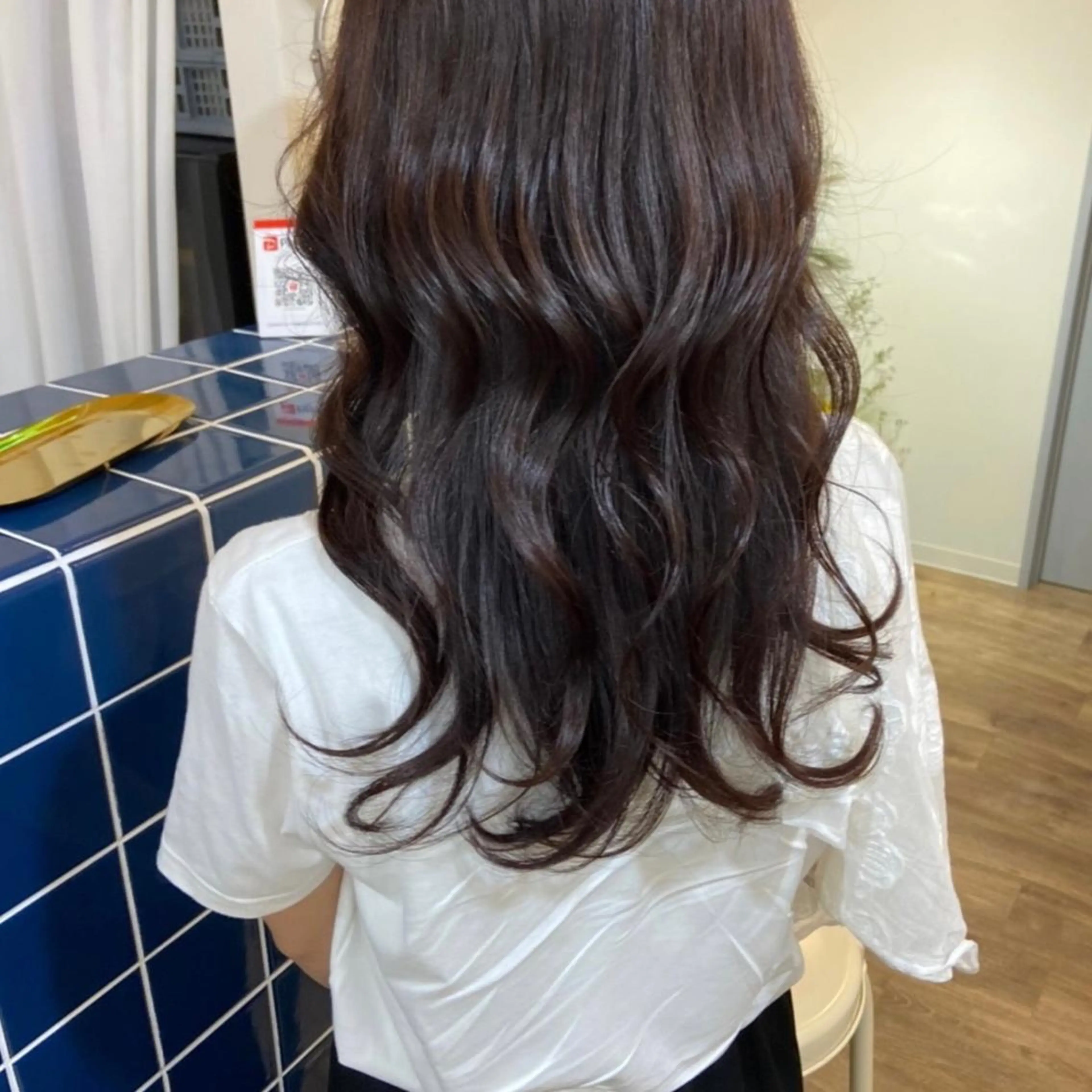 セミロング ボブ ハイライト 髪質改善 mai 🥀 パーマモデル募集🌀のヘアスタイル