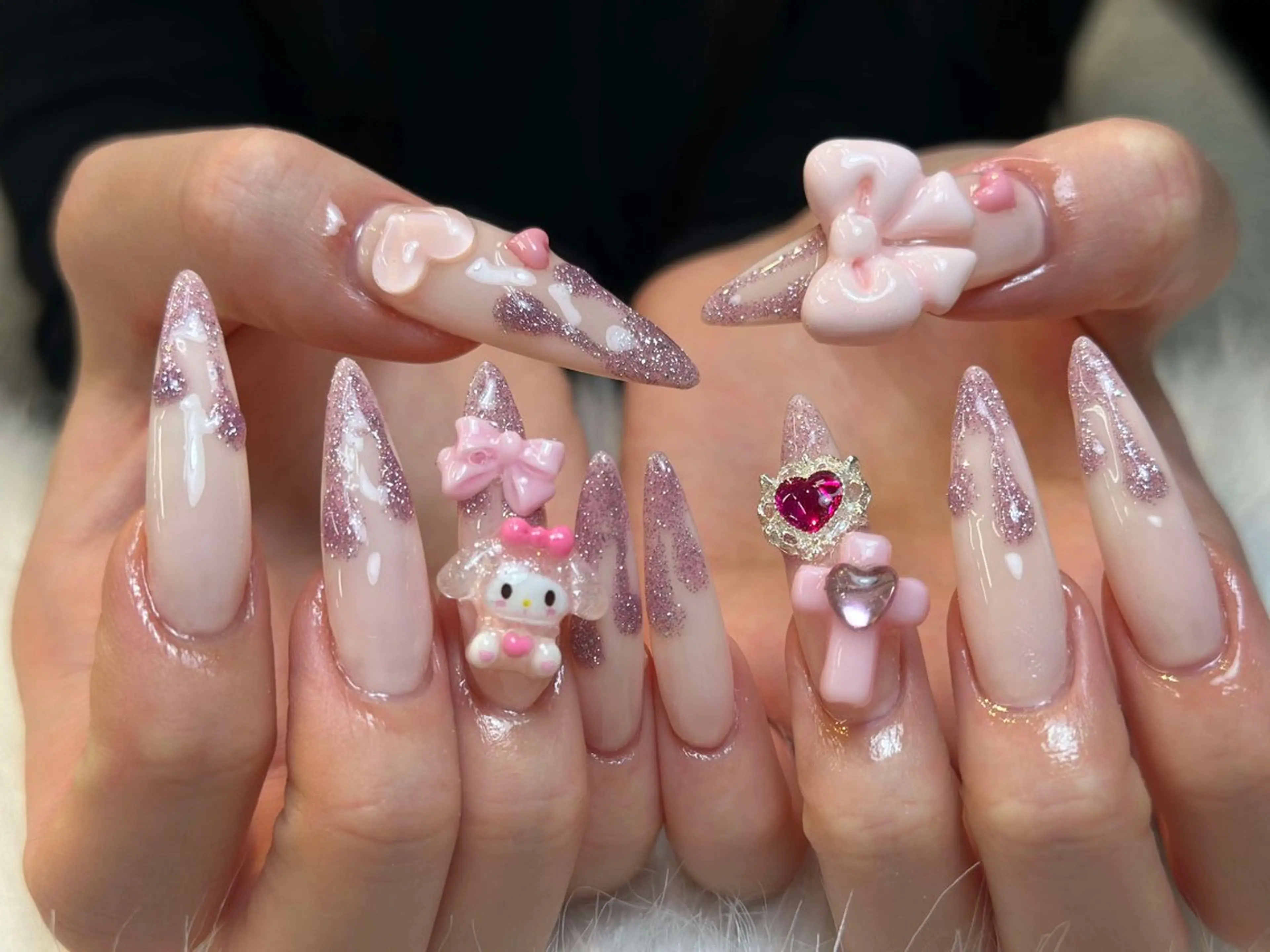 ネイル アートネイル フレンチネイル ジェルネイル ニュアンスネイル オフィスネイル ハンドネイル Nie Nail Salon所属・Nie Nail Shinokuboのネイルデザイン