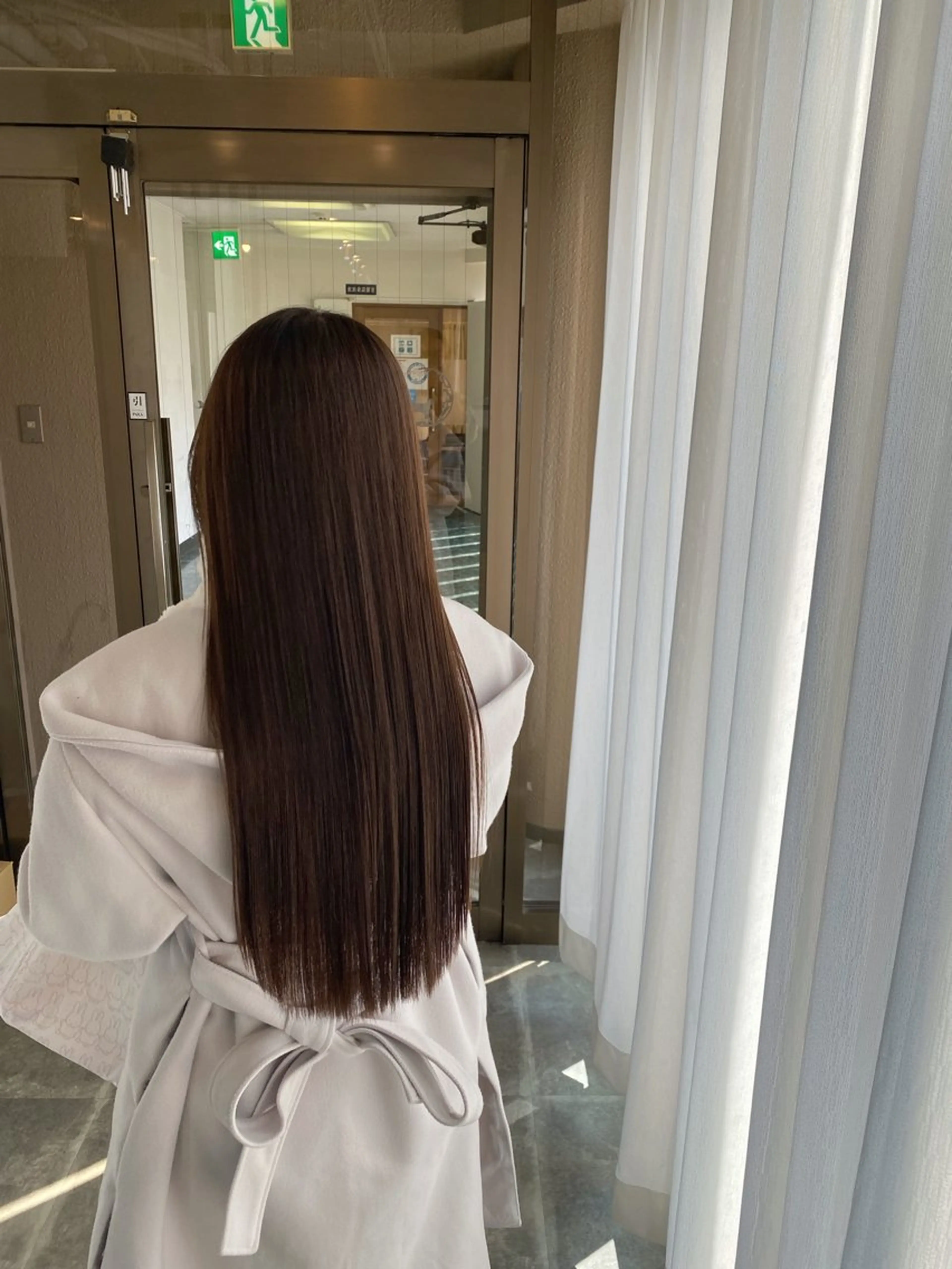 【❤️人気NO.3❤️】艶透明感カラー+髪質改善TR+ダメージレスTR+枝毛カット(無料で超音波アイロンケアプロ付き✨)の写真