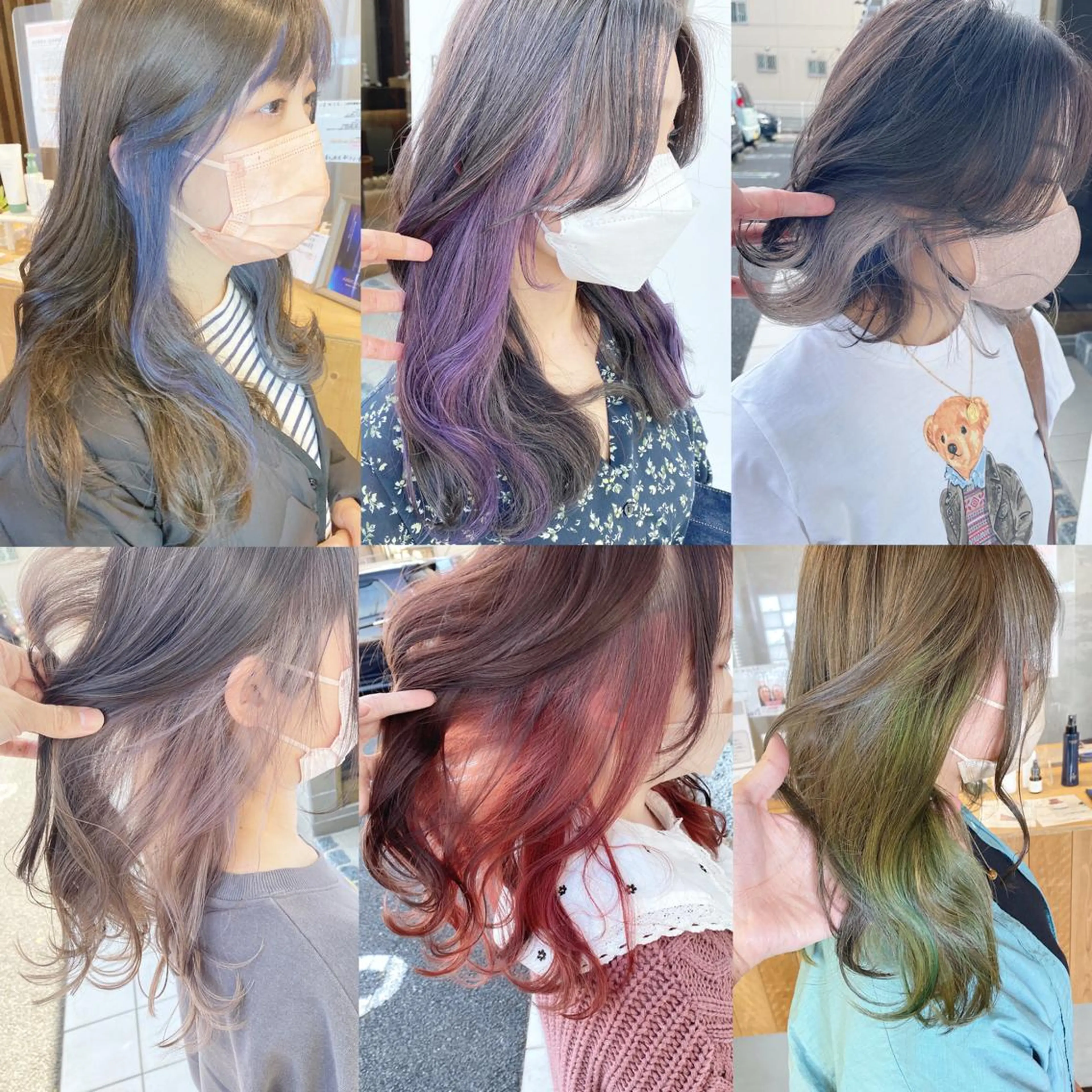 セミロング ヘアカラー トリートメント 具志 正太のヘアスタイル