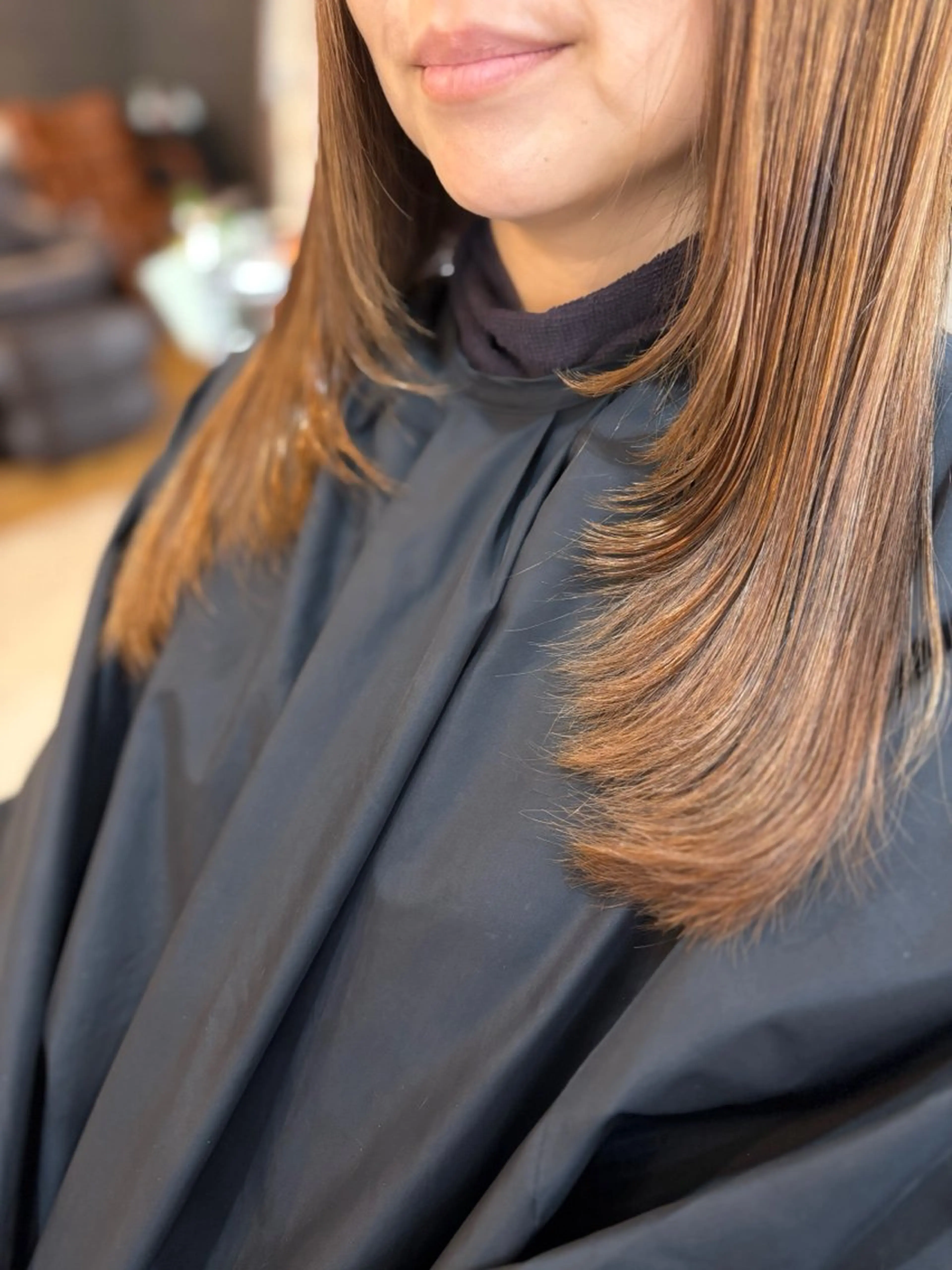 セミロング レイヤーカット カット 💖縮毛矯正 💖　MISAKIのヘアスタイル