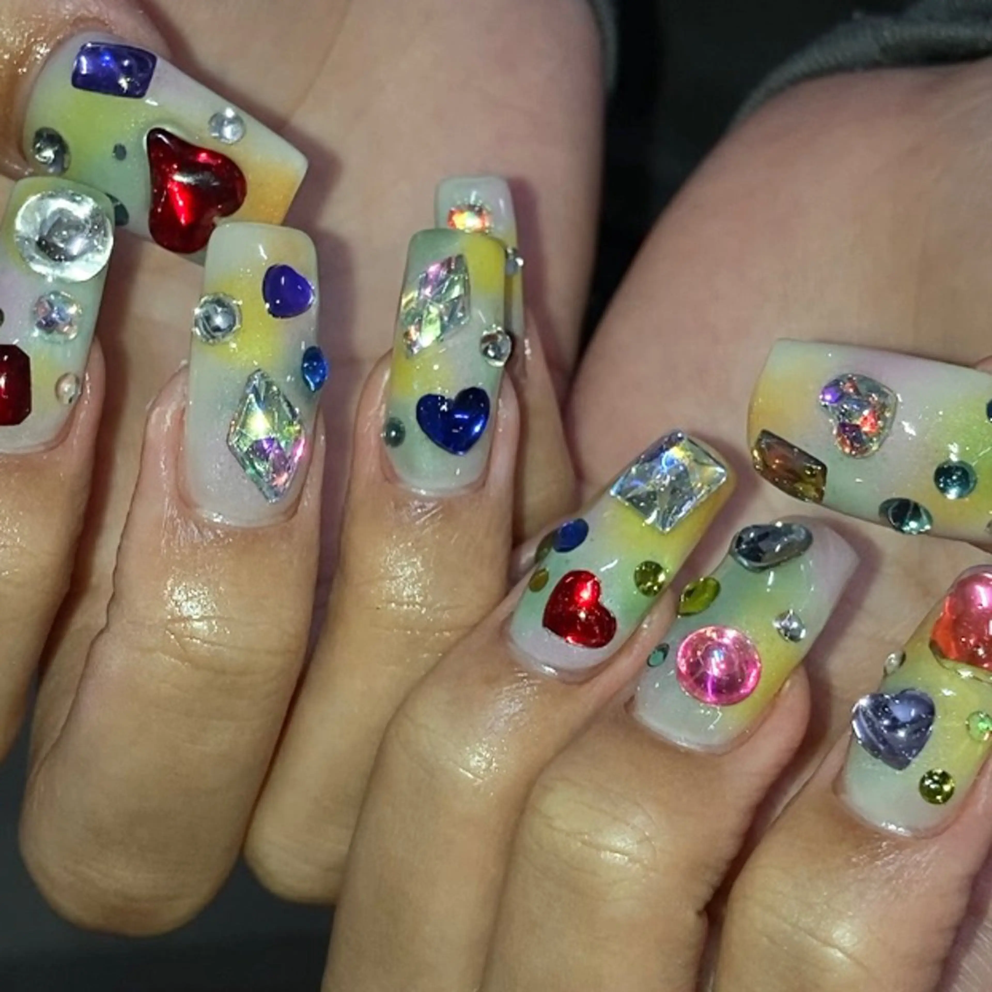 ネイル ハンドネイル フットネイル kana/モード ・グランジ໒꒱のネイルデザイン