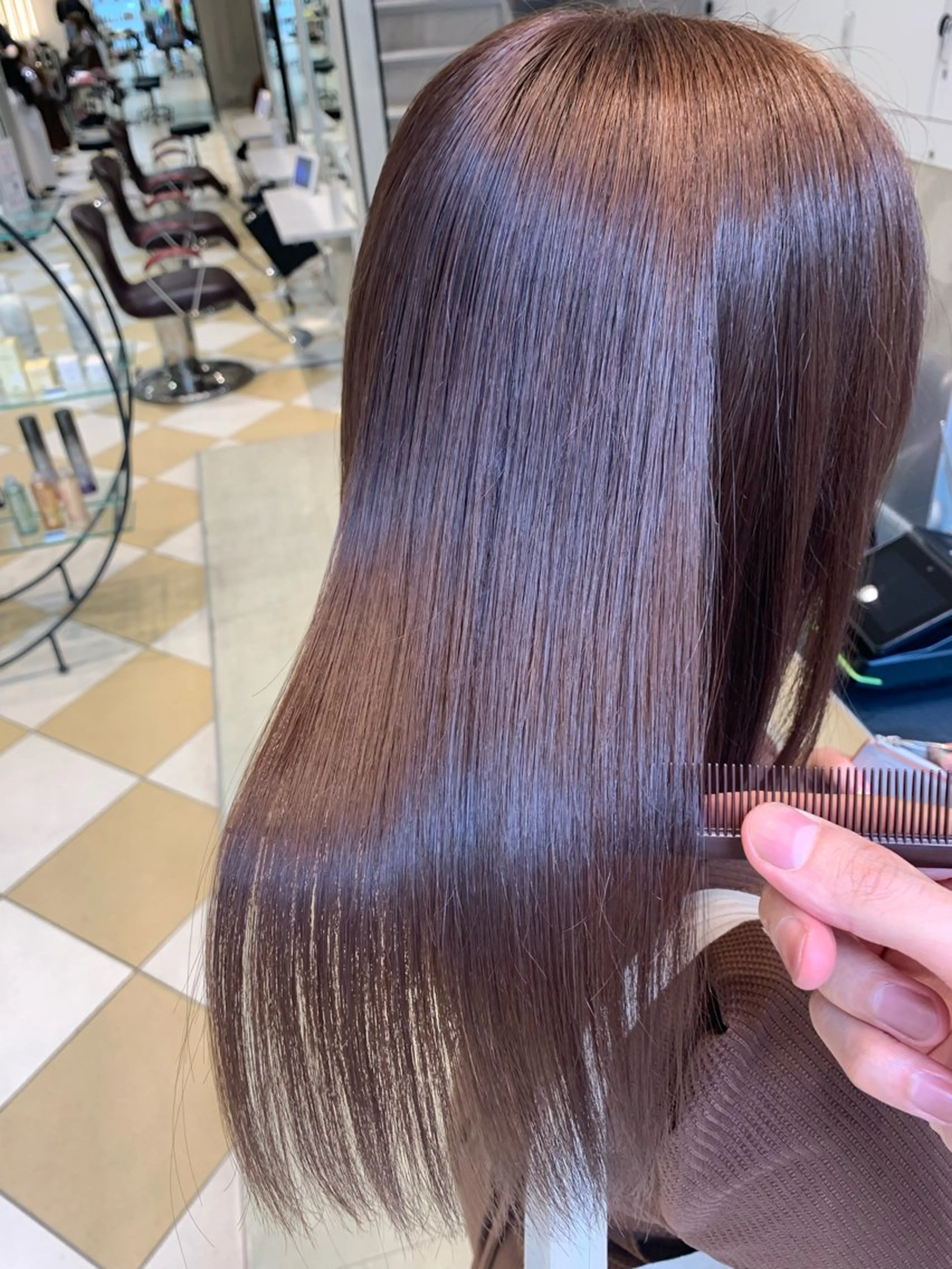 セミロング カット ヘアカラー トリートメント ヘアセット ✨上村 潤平✨メンズヘア✨のヘアスタイル