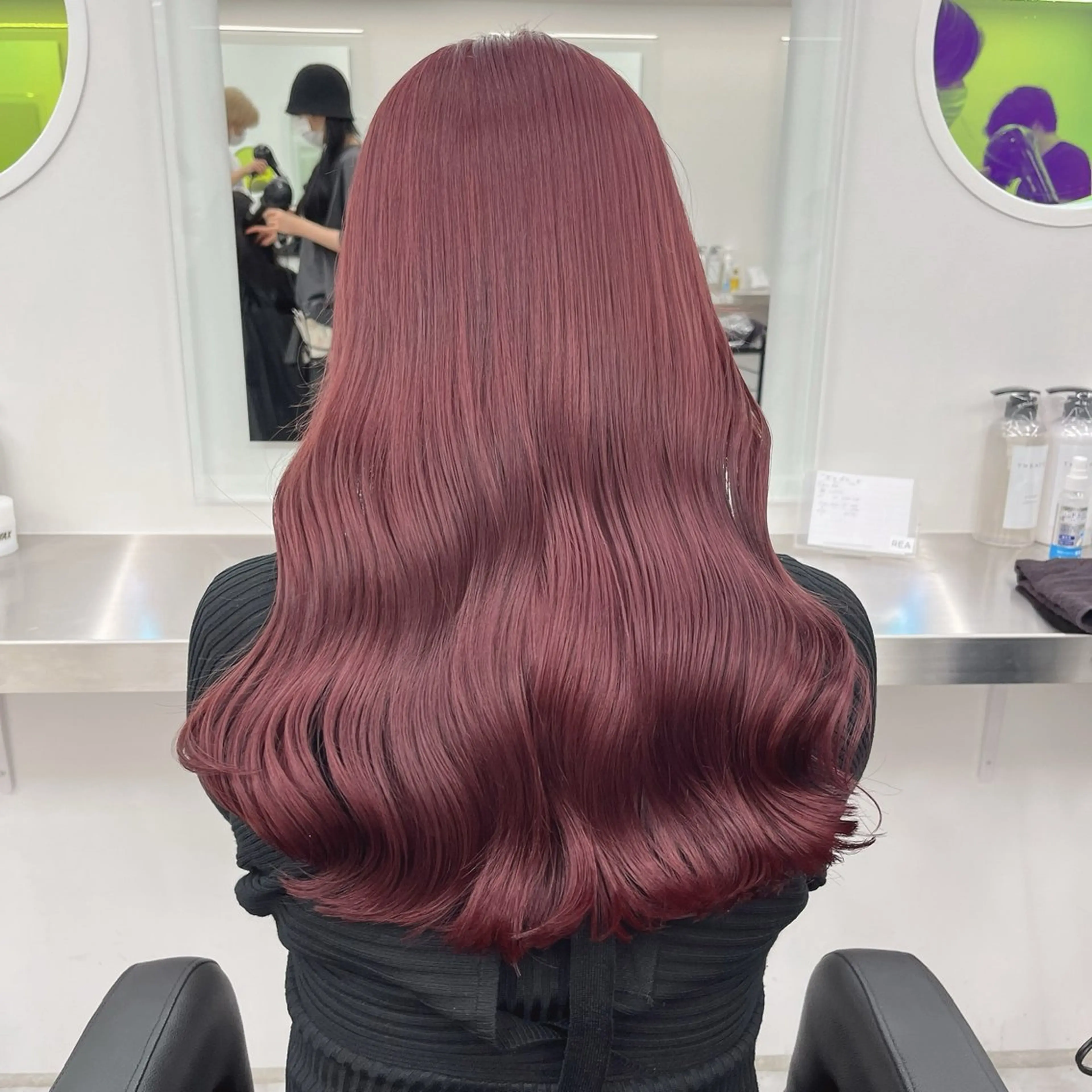 ロング カラー ヘアアレンジ メンズ ヘアカラー ヘアセット 🫧🎀うる艶暖色 🏹Nanako🎀のヘアスタイル