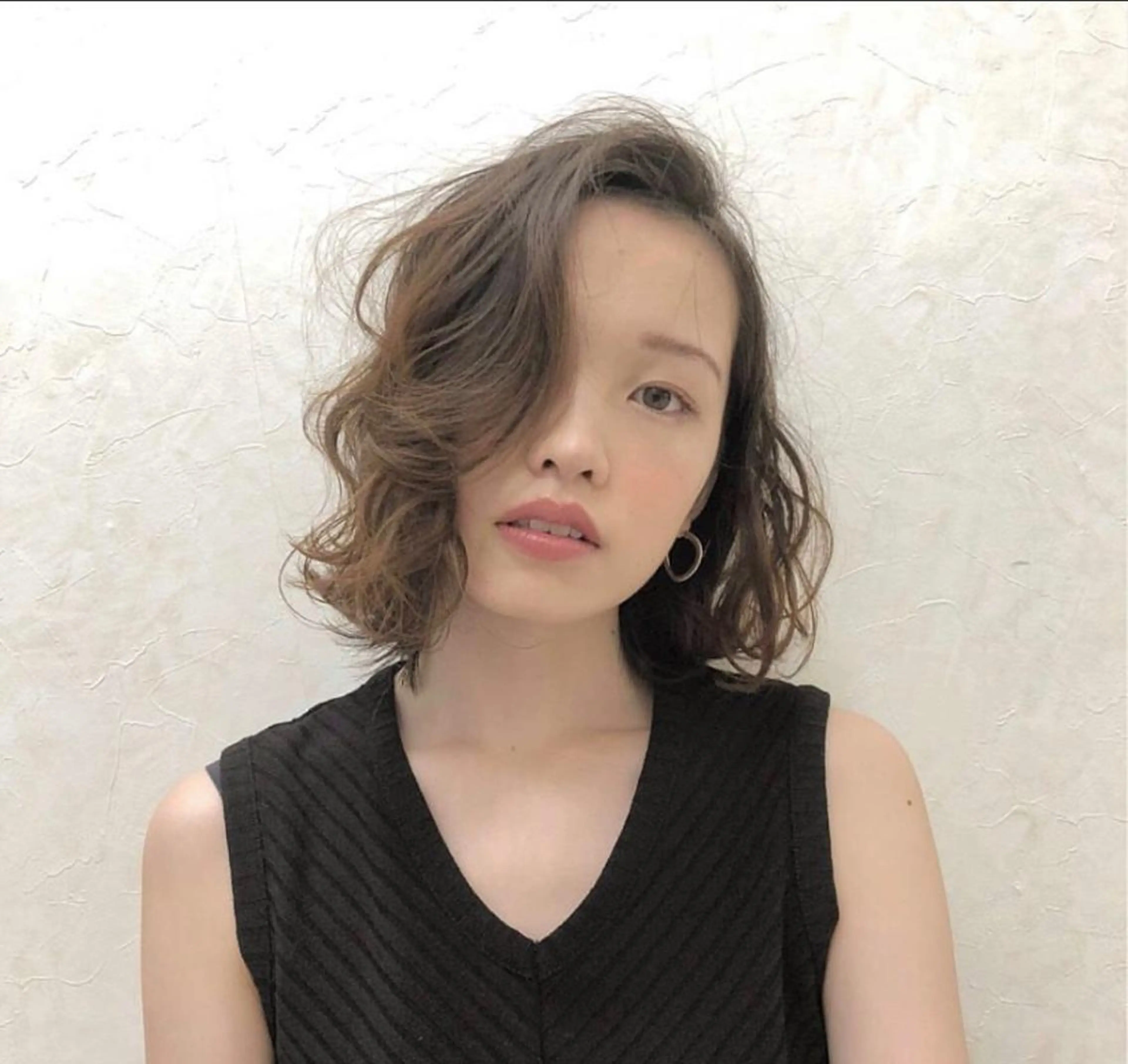 ミディアム 🦋ミルクティーベー ジュ🦋mayukiのヘアスタイル