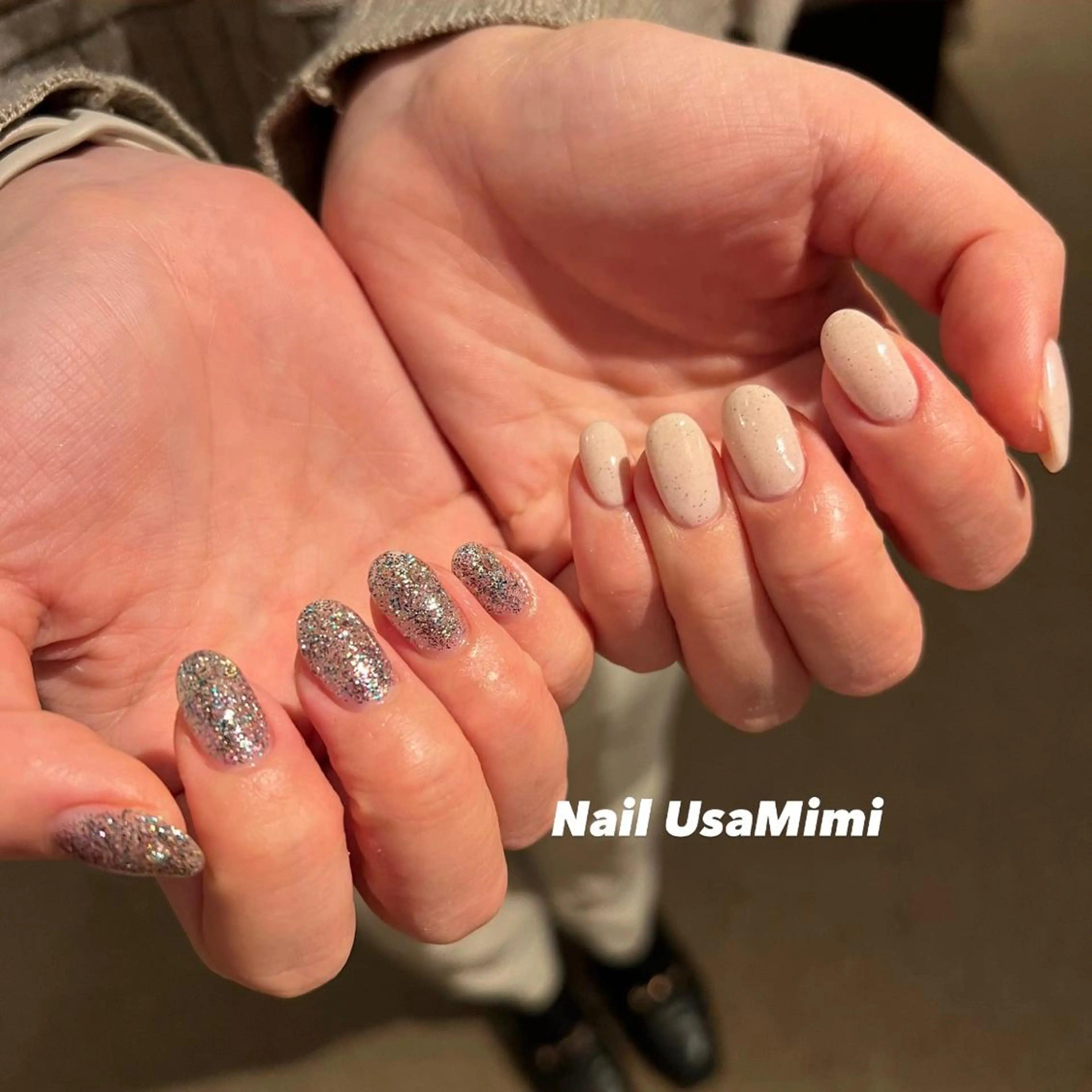 ネイル フットネイル ジェルネイル マグネットネイル 持ち込み ニュアンスネイル 本町ネイルNail UsaMimiのネイルデザイン