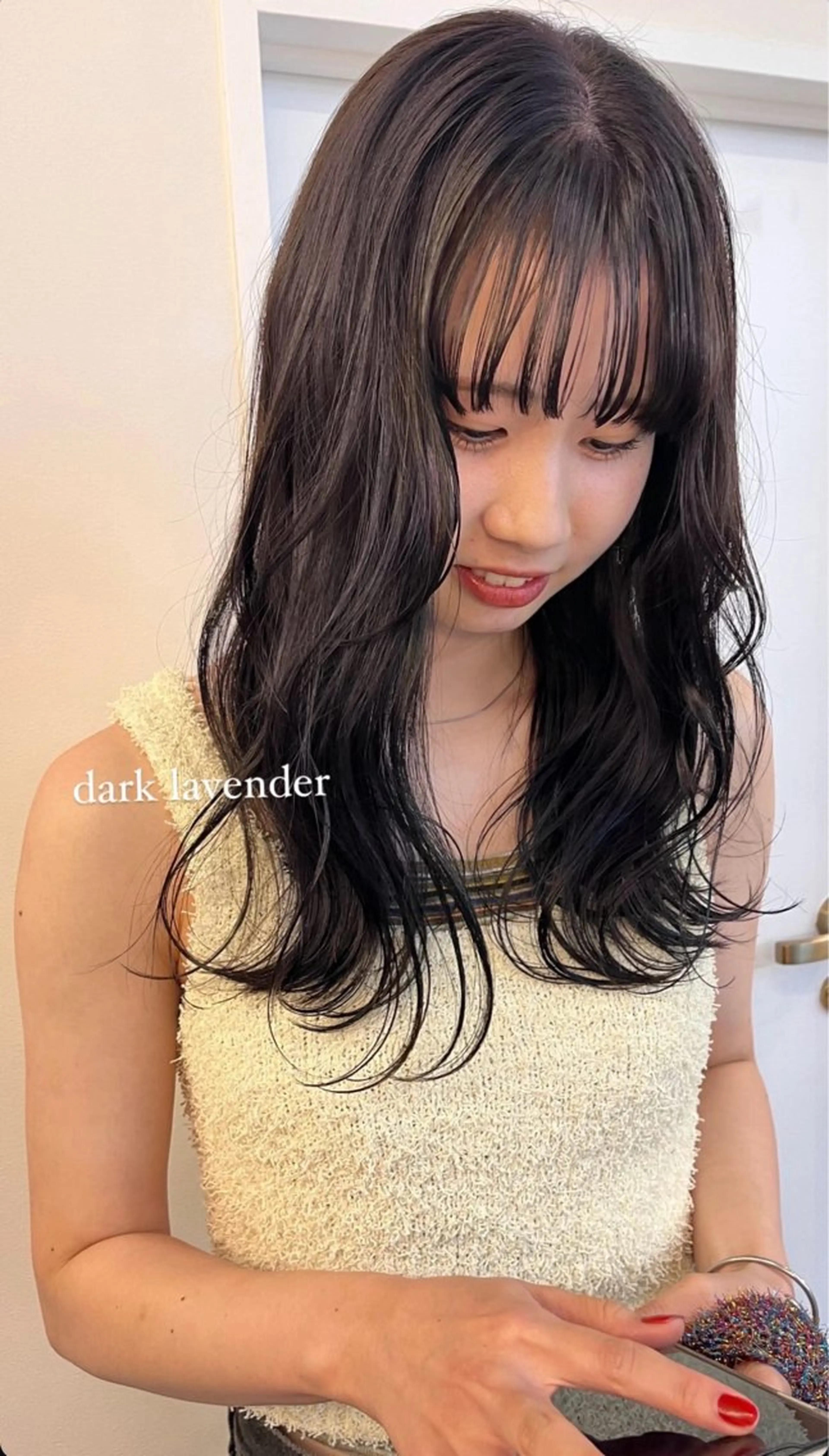 カラー ヘアカラー yuzuha/韓国風 / 透明感カラー🎀のヘアスタイル