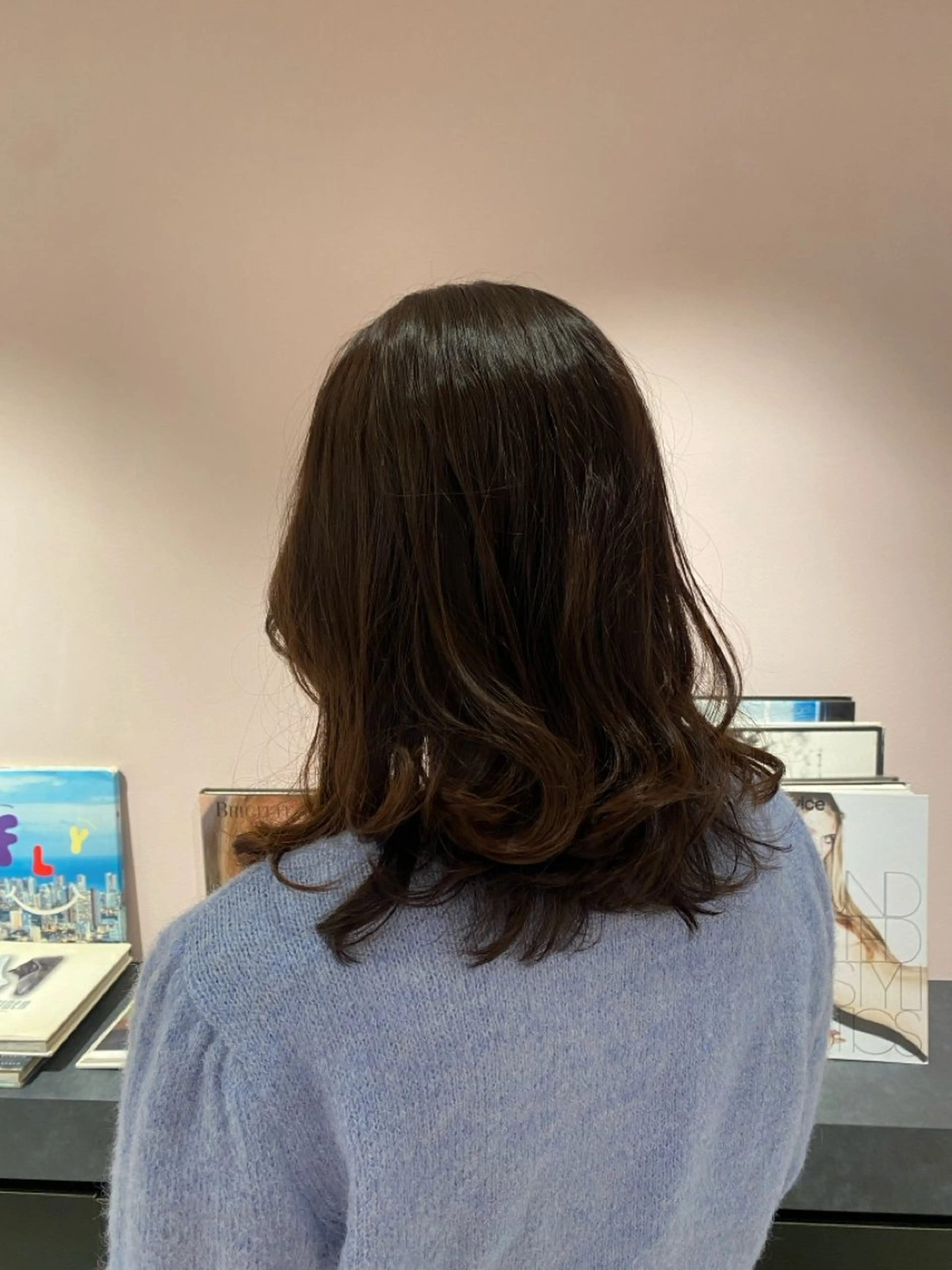 ミディアム パーマ 🫧Miyu パーマ 縮毛🫧のヘアスタイル
