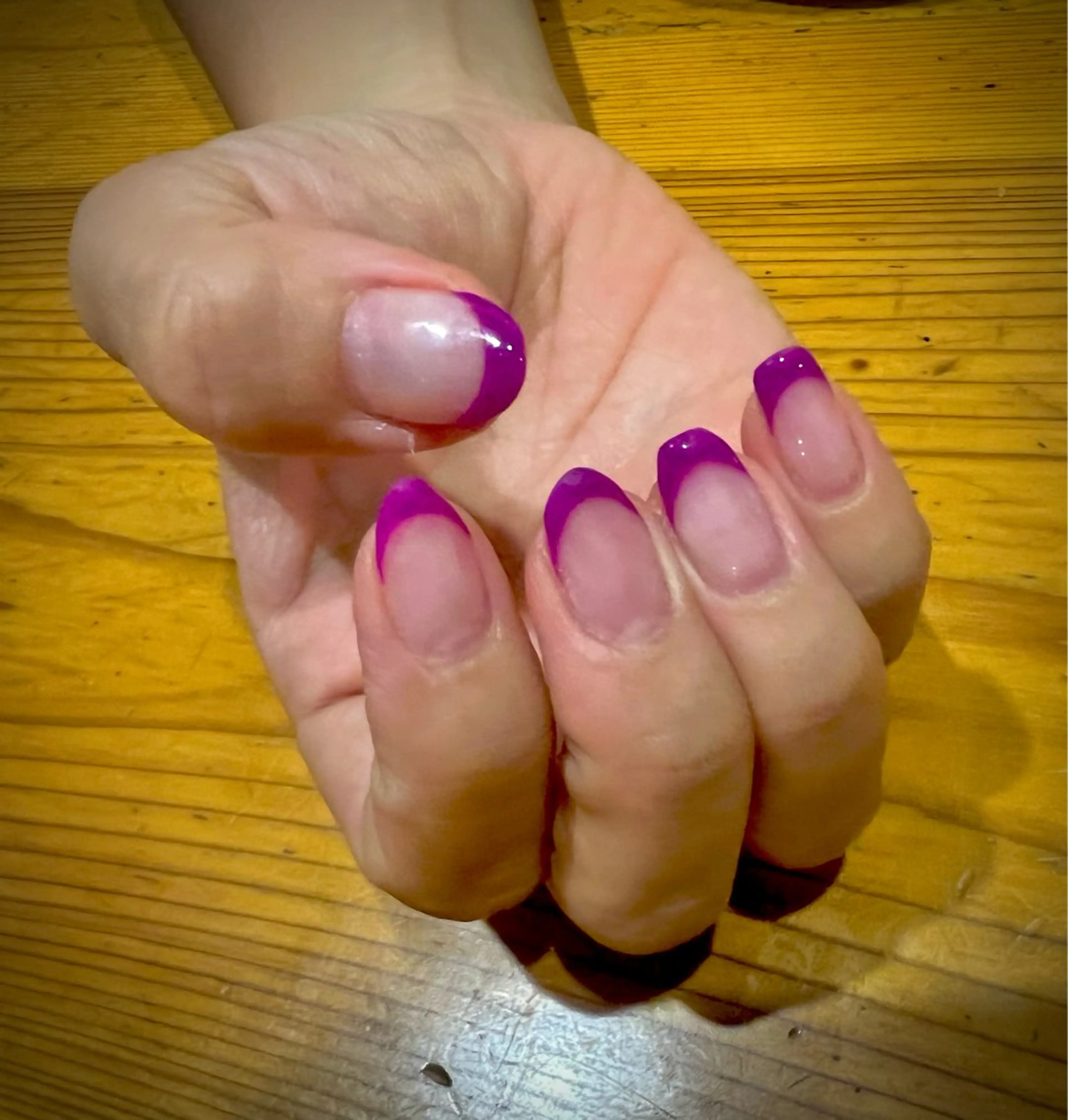 ネイル フレンチネイル やつや ももかのネイルデザイン