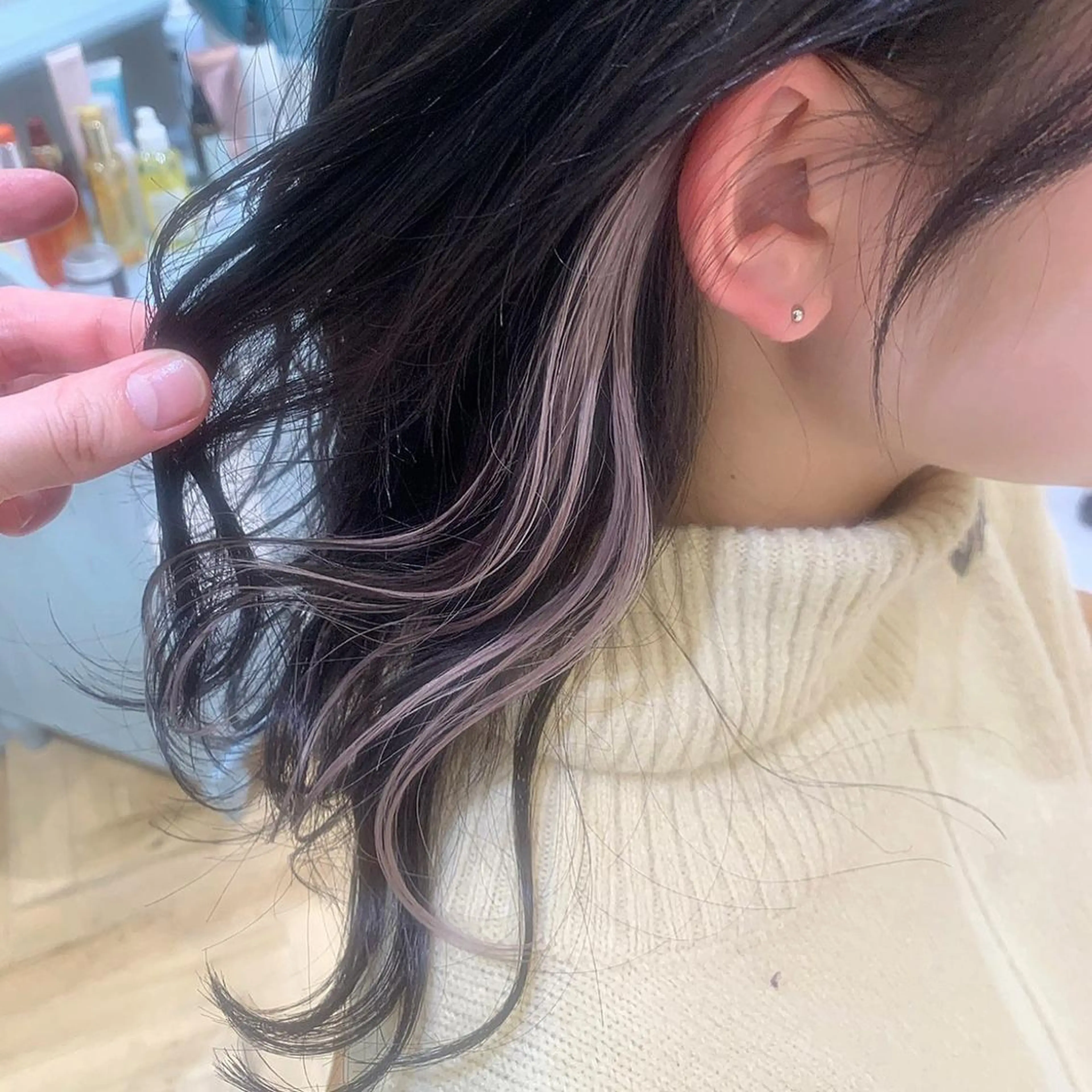 ミディアム カラー カット ヘアカラー トリートメント ♥️ブリーチ/ボブ/ レイヤー♥️maiのヘアスタイル