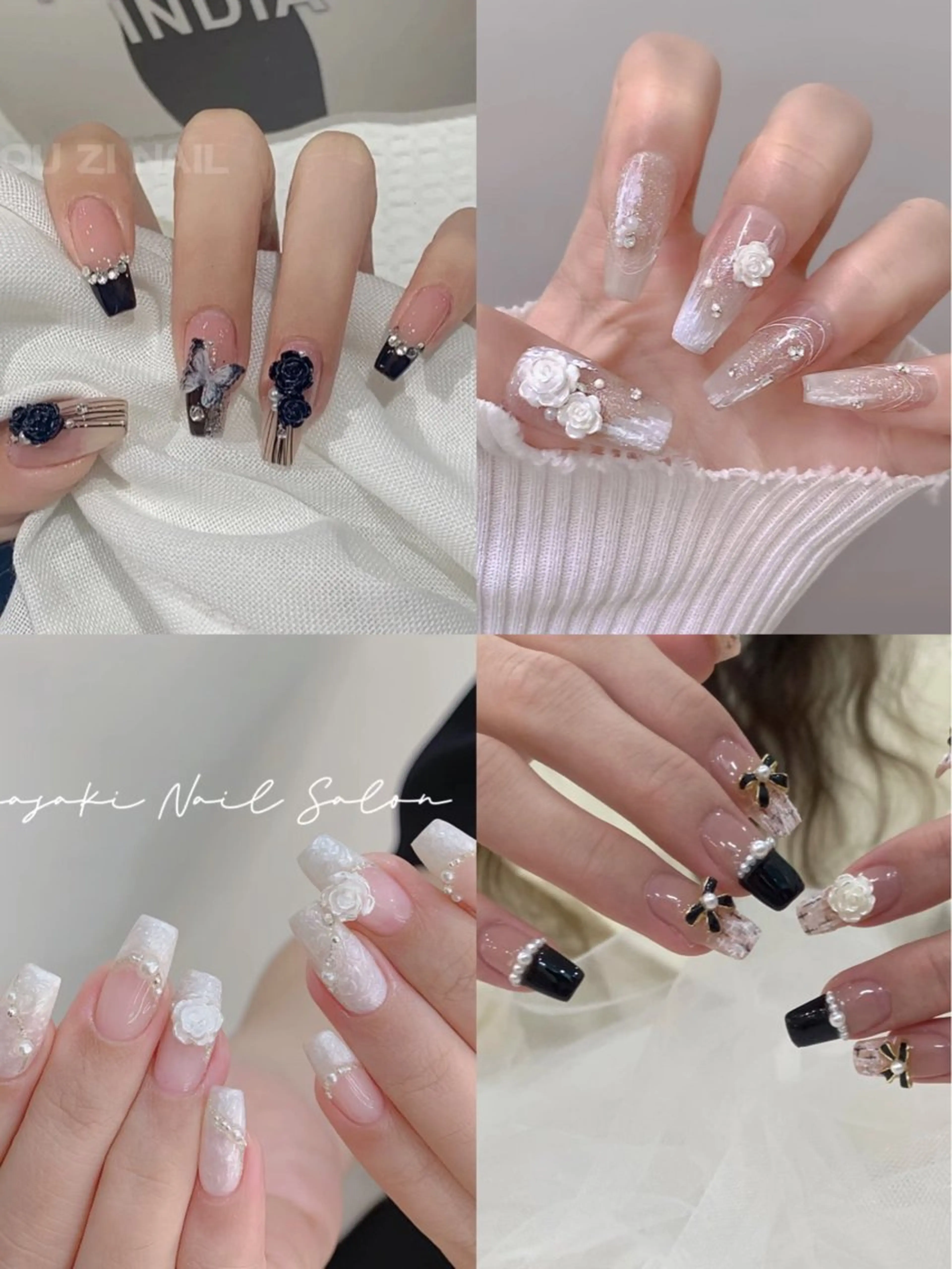 ネイル ハンドネイル ハンドケア ネイル＆アイラッシュ ∩_∩アオイのネイルデザイン