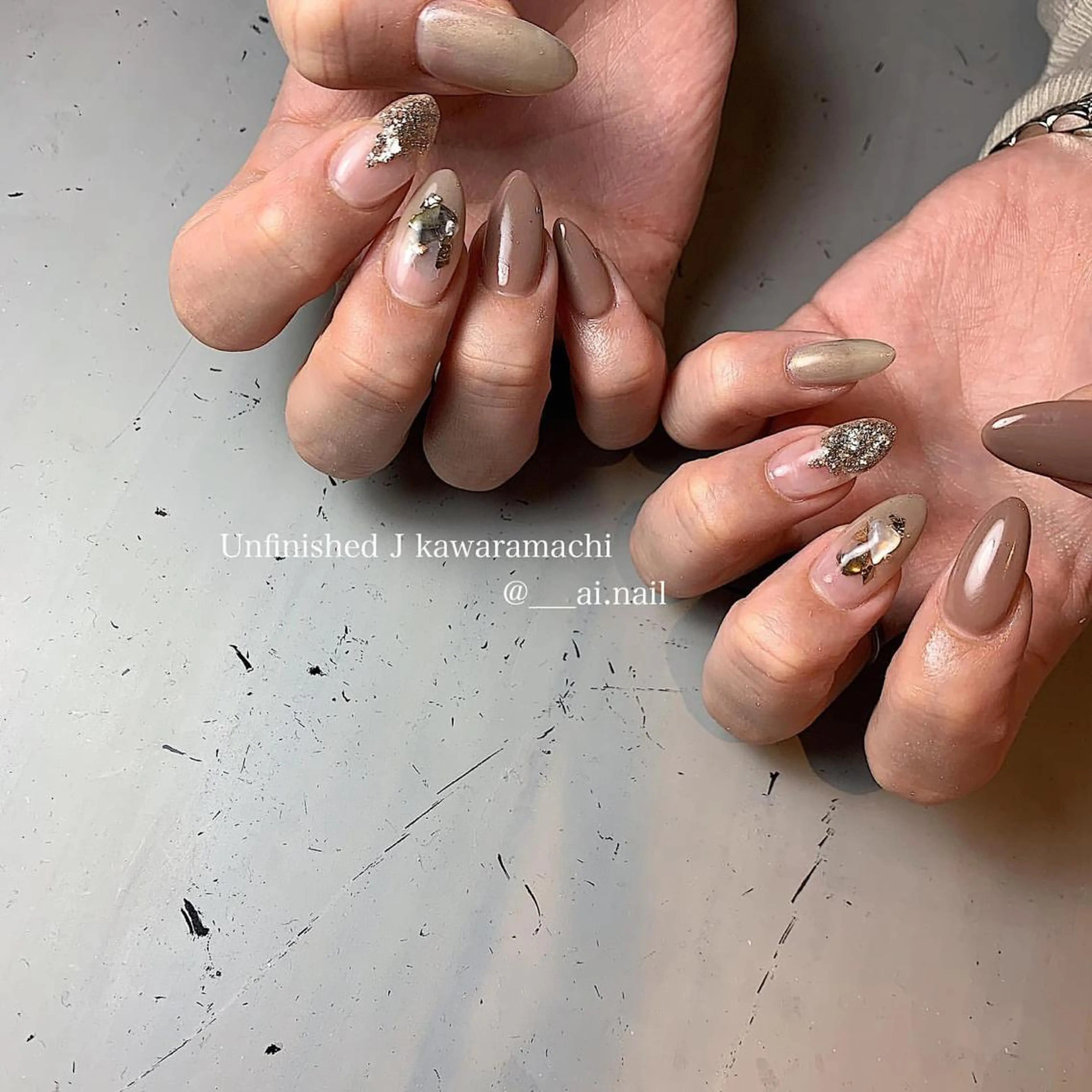 ネイル ハンドネイル 🍃伏見 / soL nail / aiのネイルデザイン