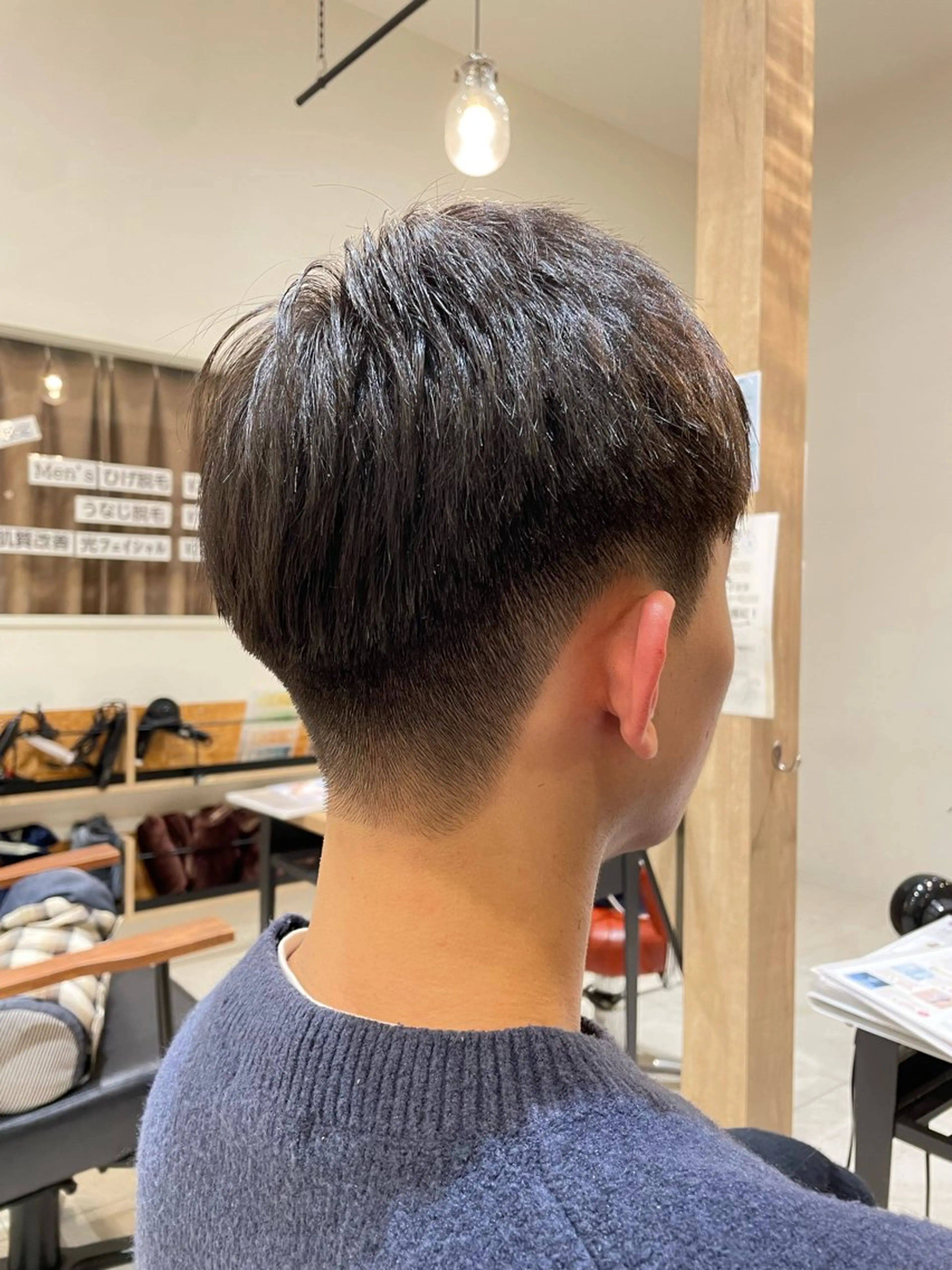 メンズ 刈り上げ カット 野水 隆雅のヘアスタイル