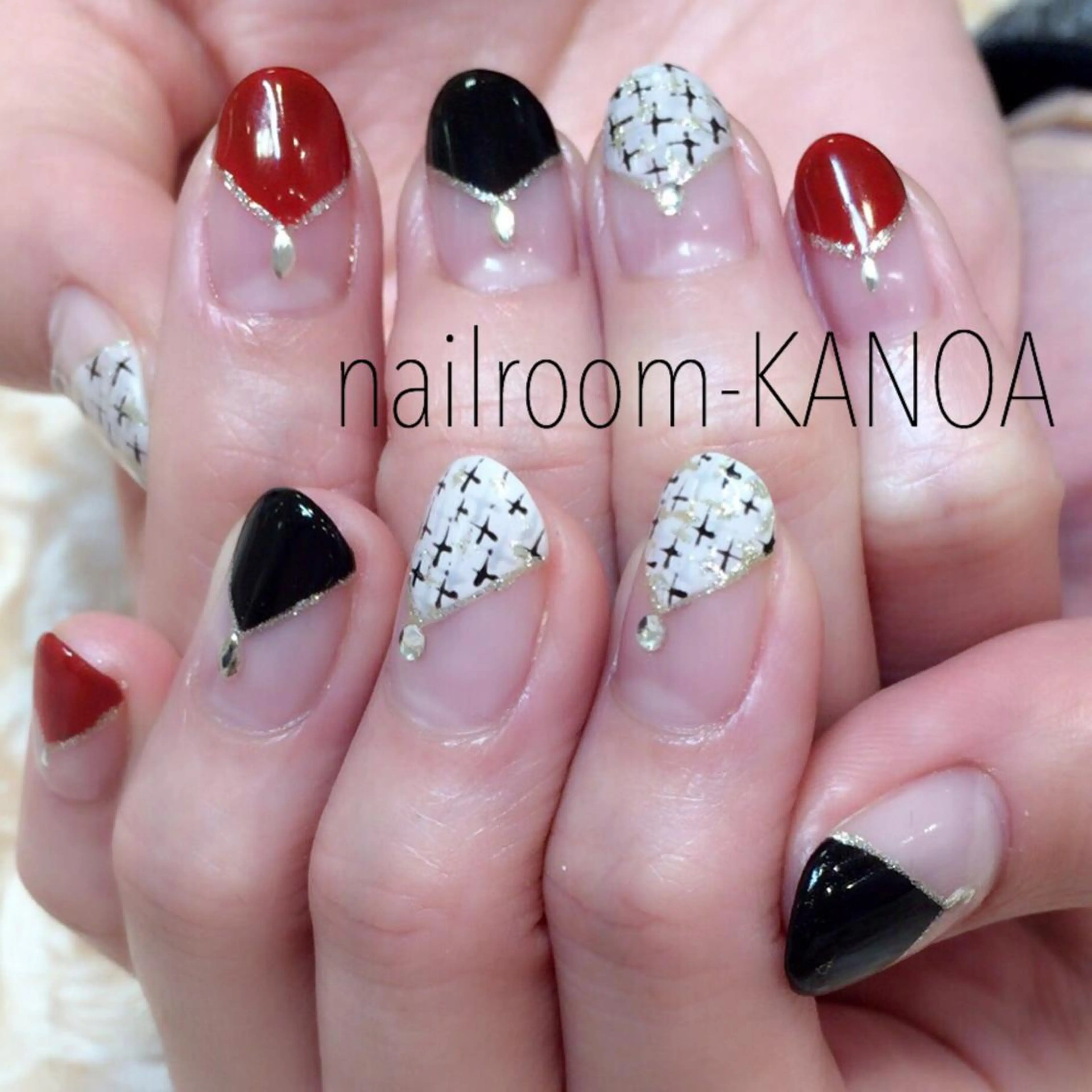 ネイル ツイードネイル nailroom- KANOAのネイルデザイン