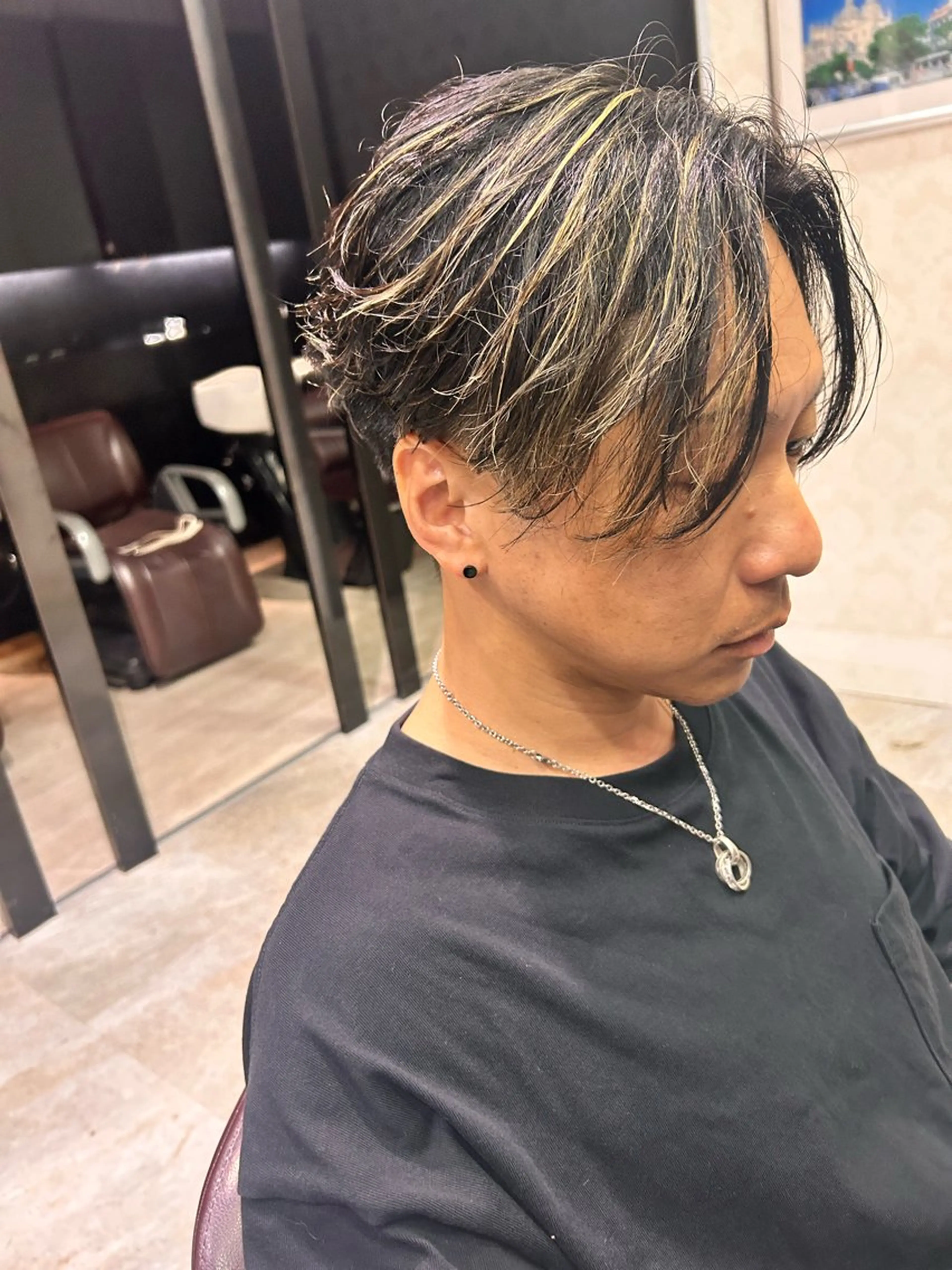 🍁メンズ限定🍁ヘアカット +ナチュラルパーマ［スパイラル/毛流れ/フェザー］の写真