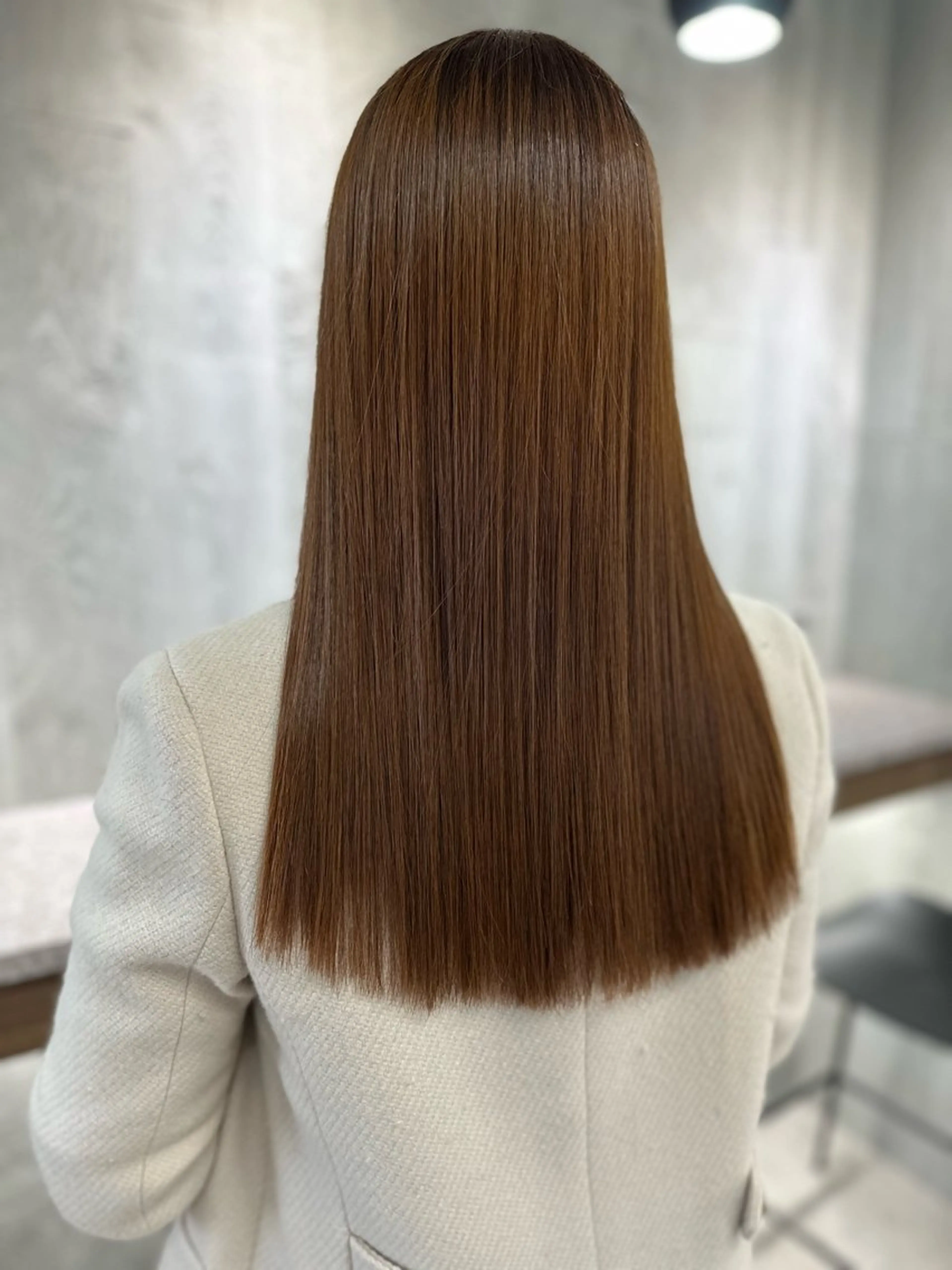 ロング カット 縮毛矯正 JYO 髪質改善専門家のヘアスタイル