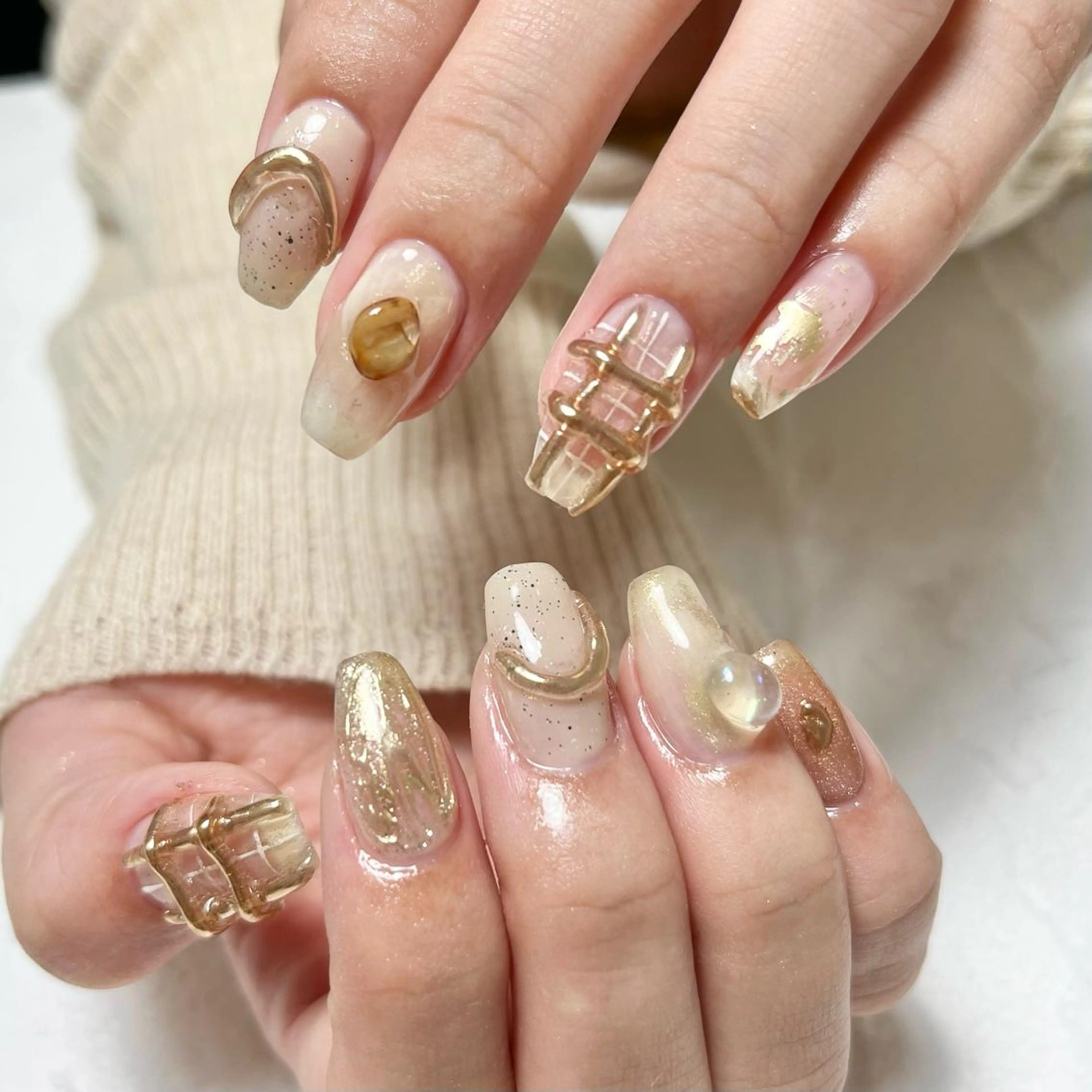 ネイル ハンドネイル nail salon O (en)所属・vegh. nail／阿波座のネイルデザイン