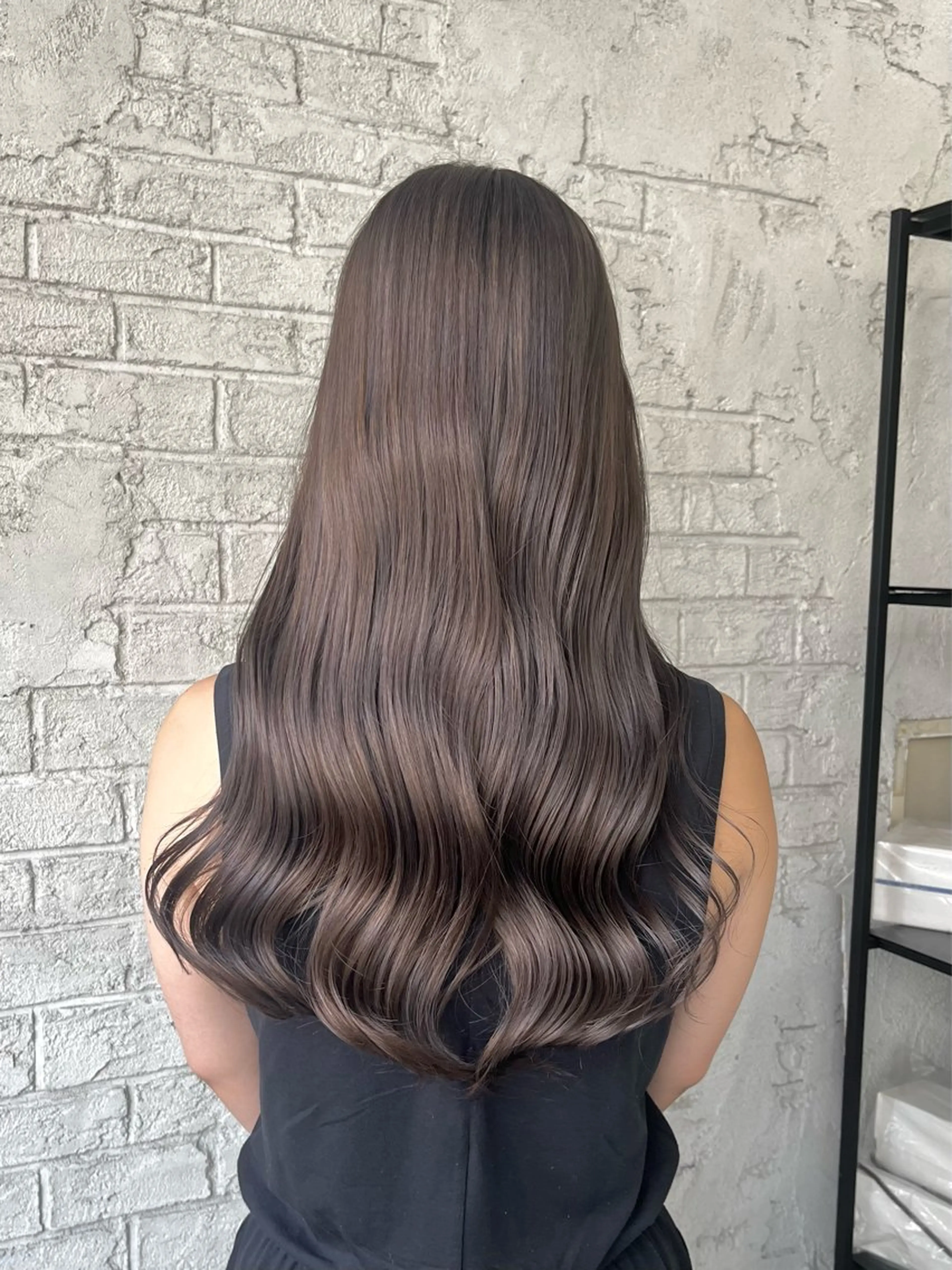 ロング ヘアカラー トリートメント 艶髪ブリーチカラー 💗manaka💗のヘアスタイル