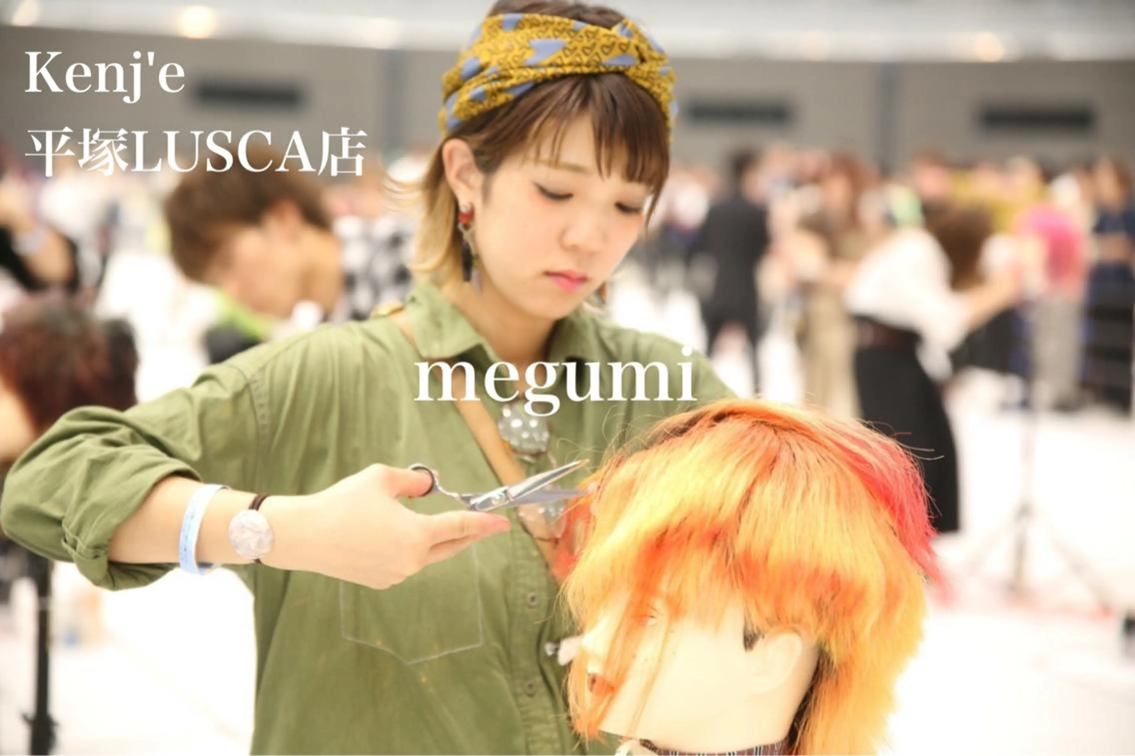 ショート カット デザインカラー🕊 石井萌のヘアスタイル