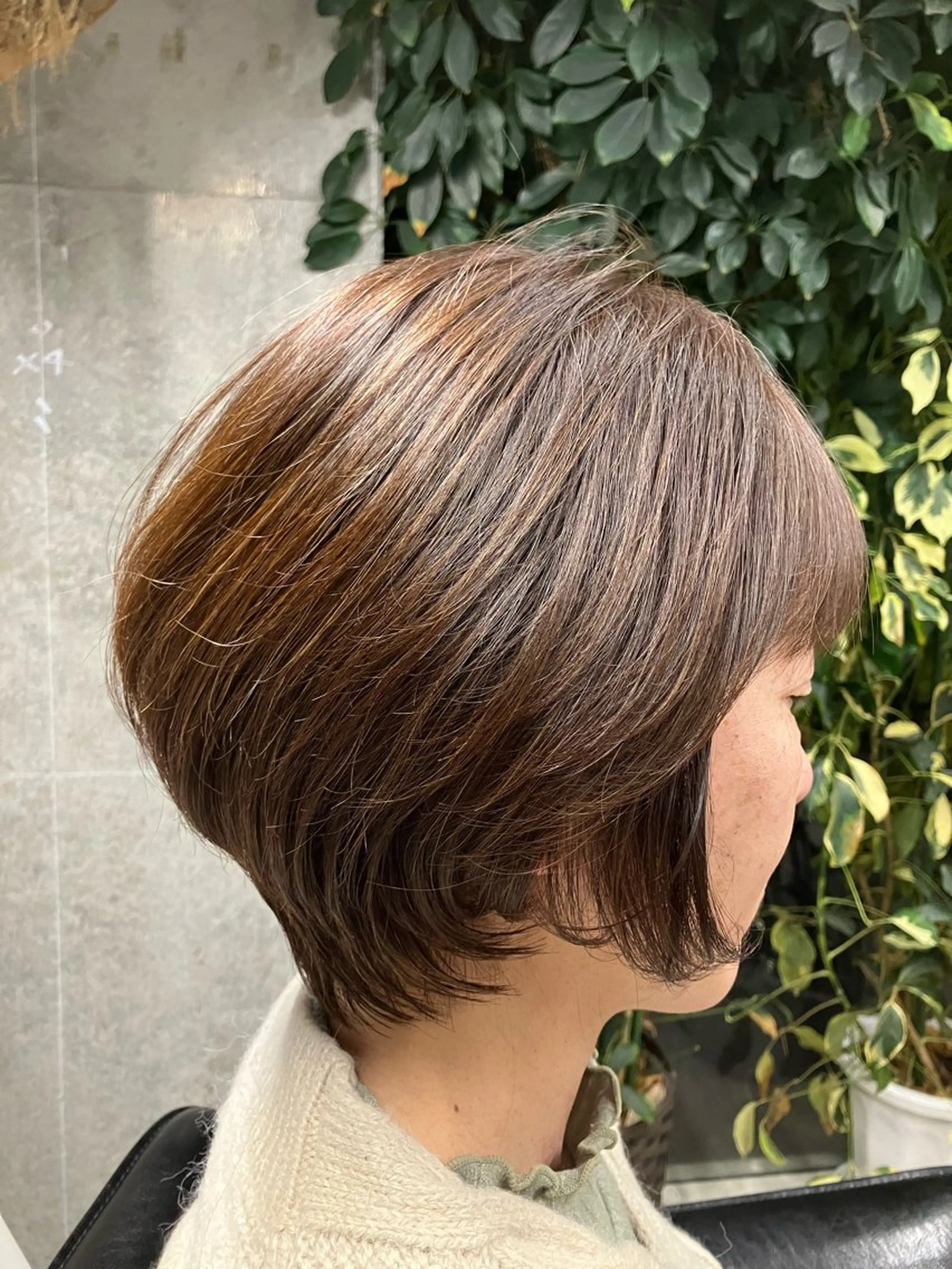 ショート カット ヘアカラー メンズパーマ shell 宮下のヘアスタイル
