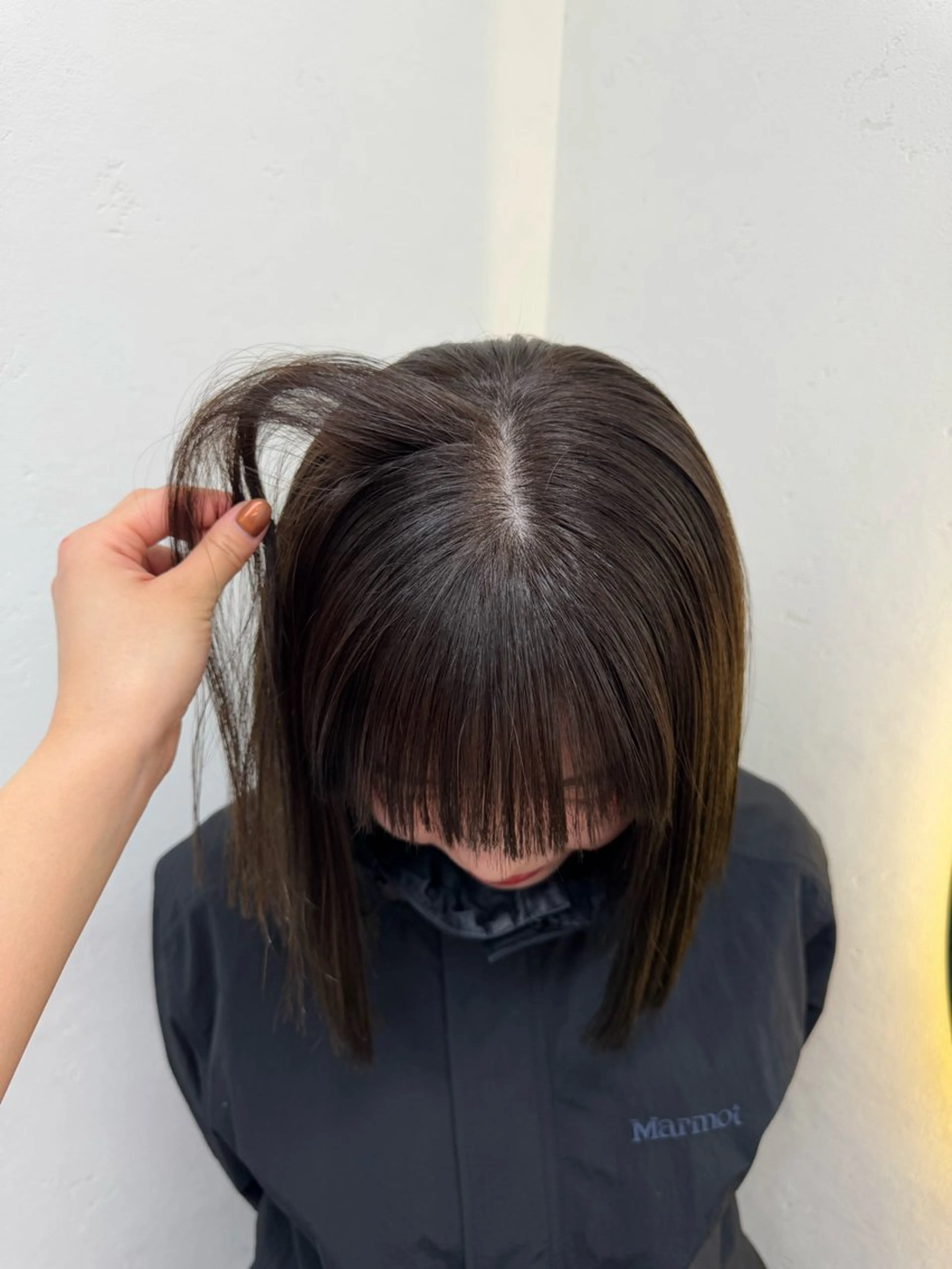ショート カラー 透明感カラー グレージュ ayaka/暖色 /ニュアンスボブのヘアスタイル