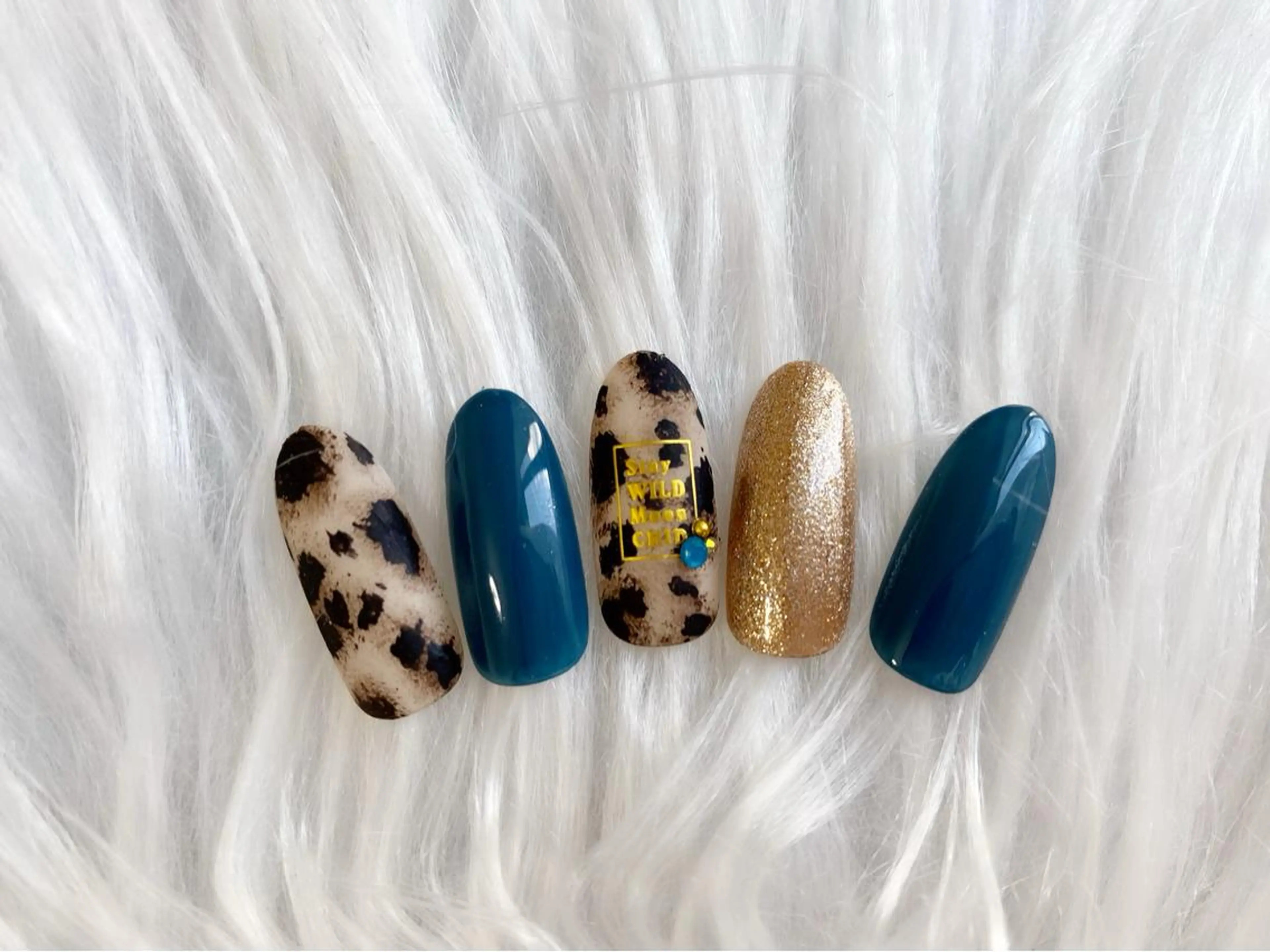 ネイル アニマル柄 Era nailのネイルデザイン