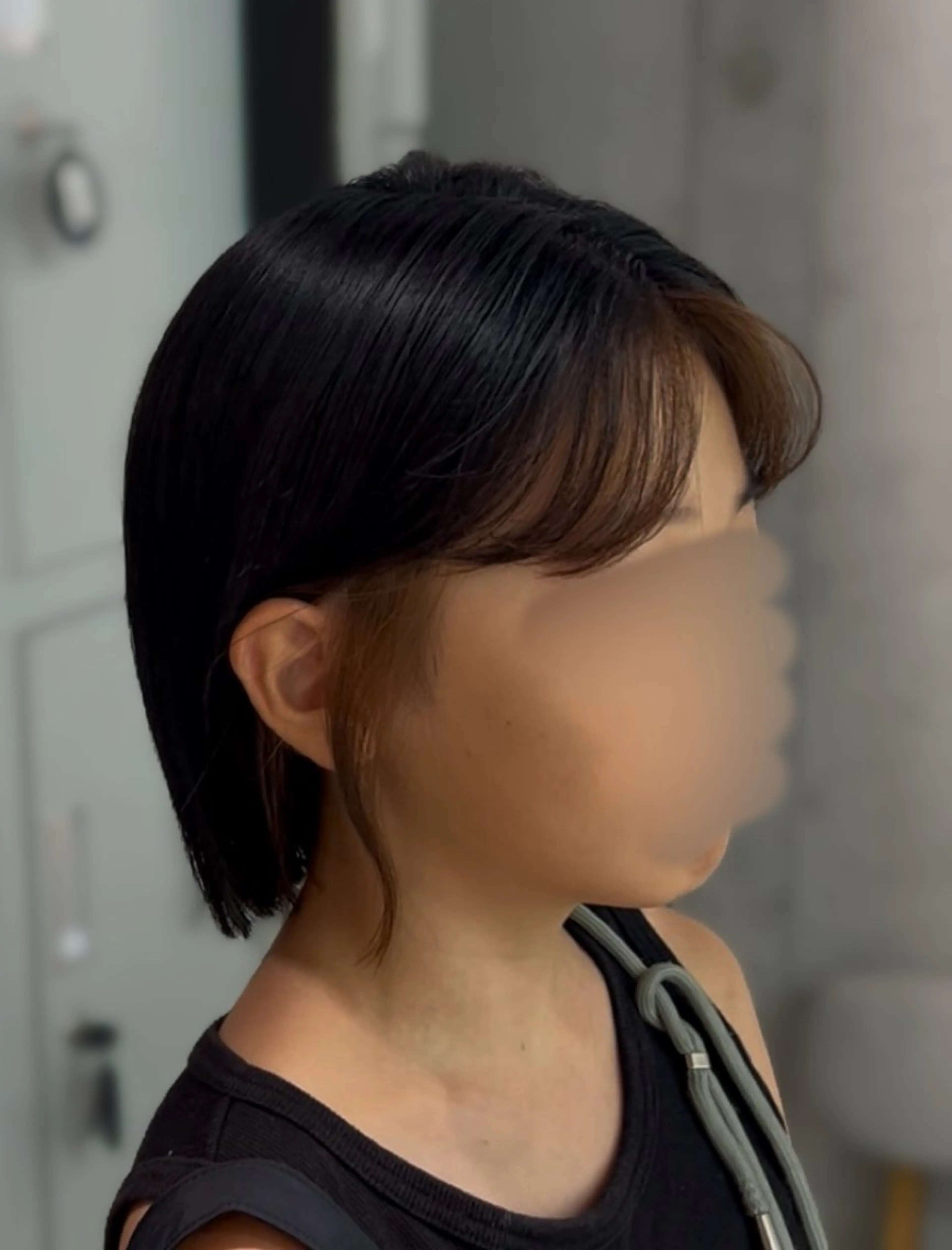 ショート カラー キッズ 関 柚花子のヘアスタイル