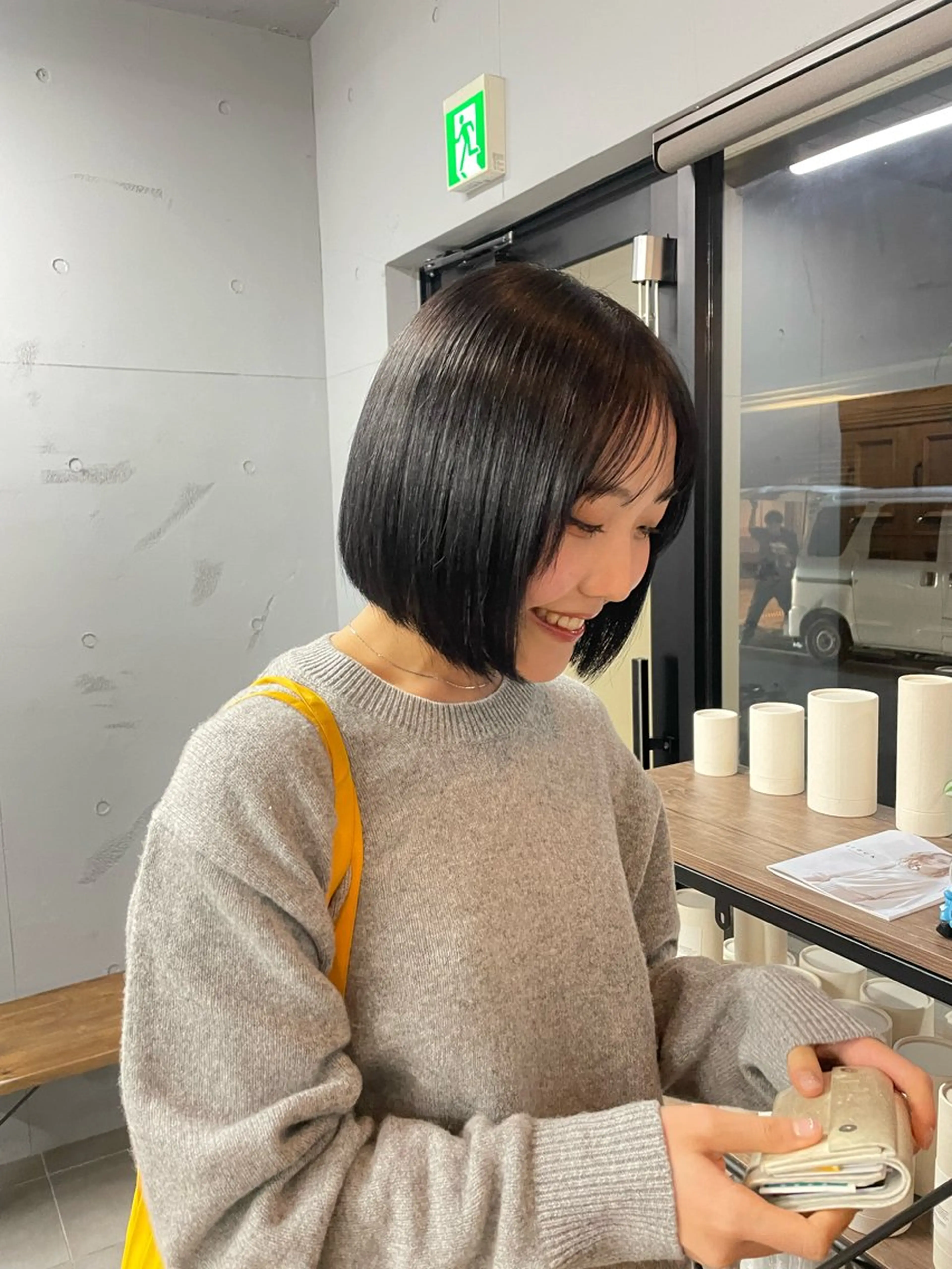 ショート カラー 前下がりボブ ボブ 似合わせカット カット darts所属・マツダ レンのヘアスタイル