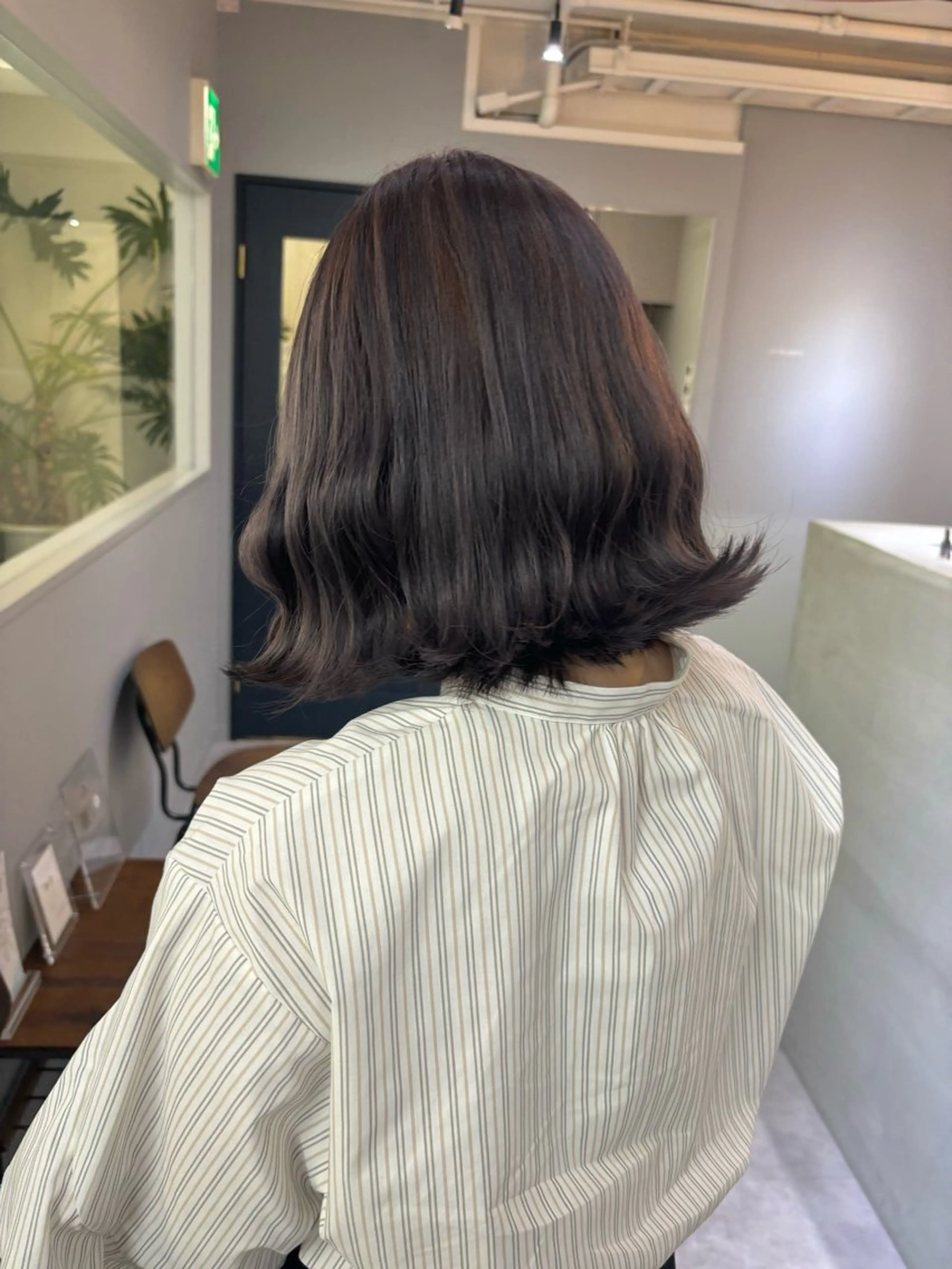 セミロング カラー ラベンダーカラー きよはらちさき🍑 柔らかカラー🌱🫧のヘアスタイル