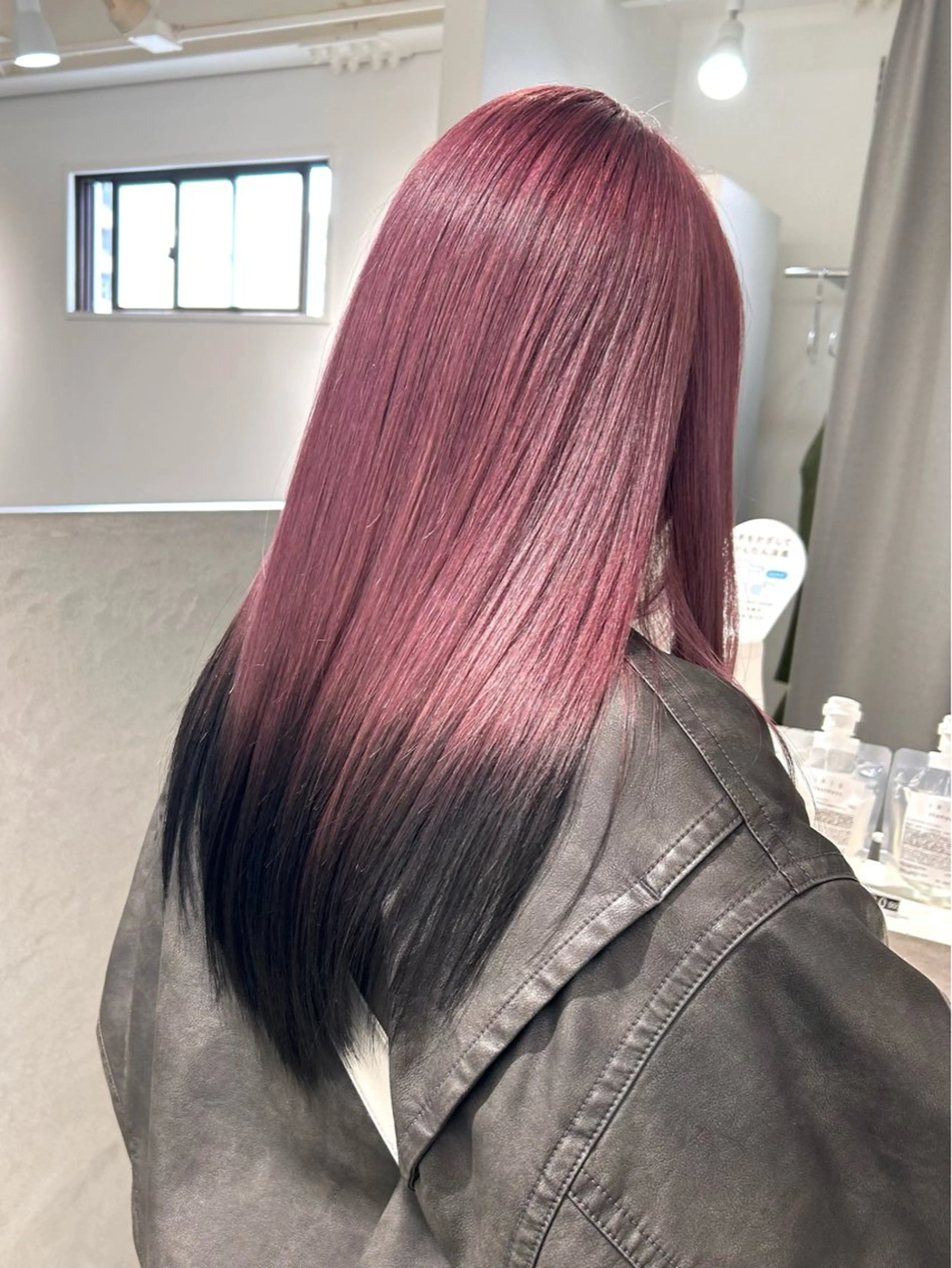 ロング ヘアカラー トリートメント ブリーチ/髪質改善 公文愛結のヘアスタイル